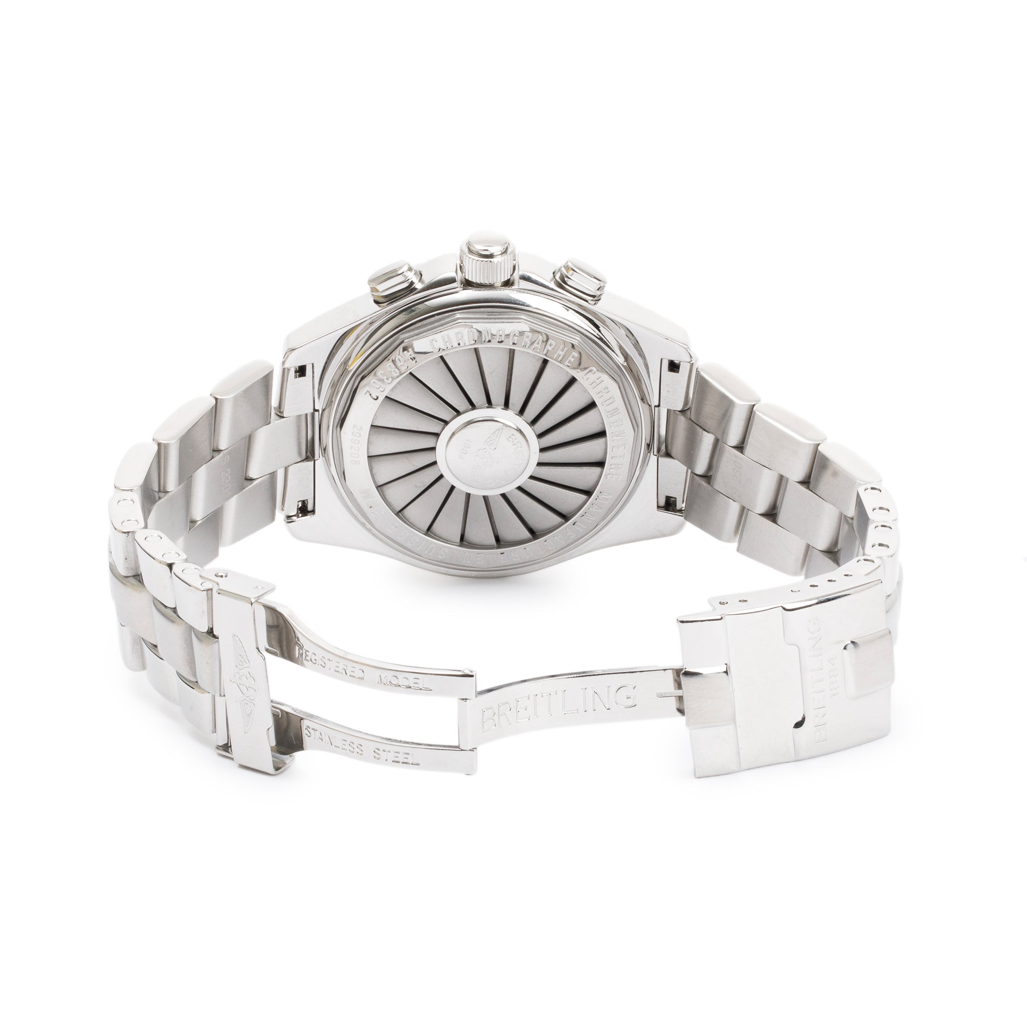 Breitling Stainless Steel B-1 44 MM Watch w/ Box & Papers