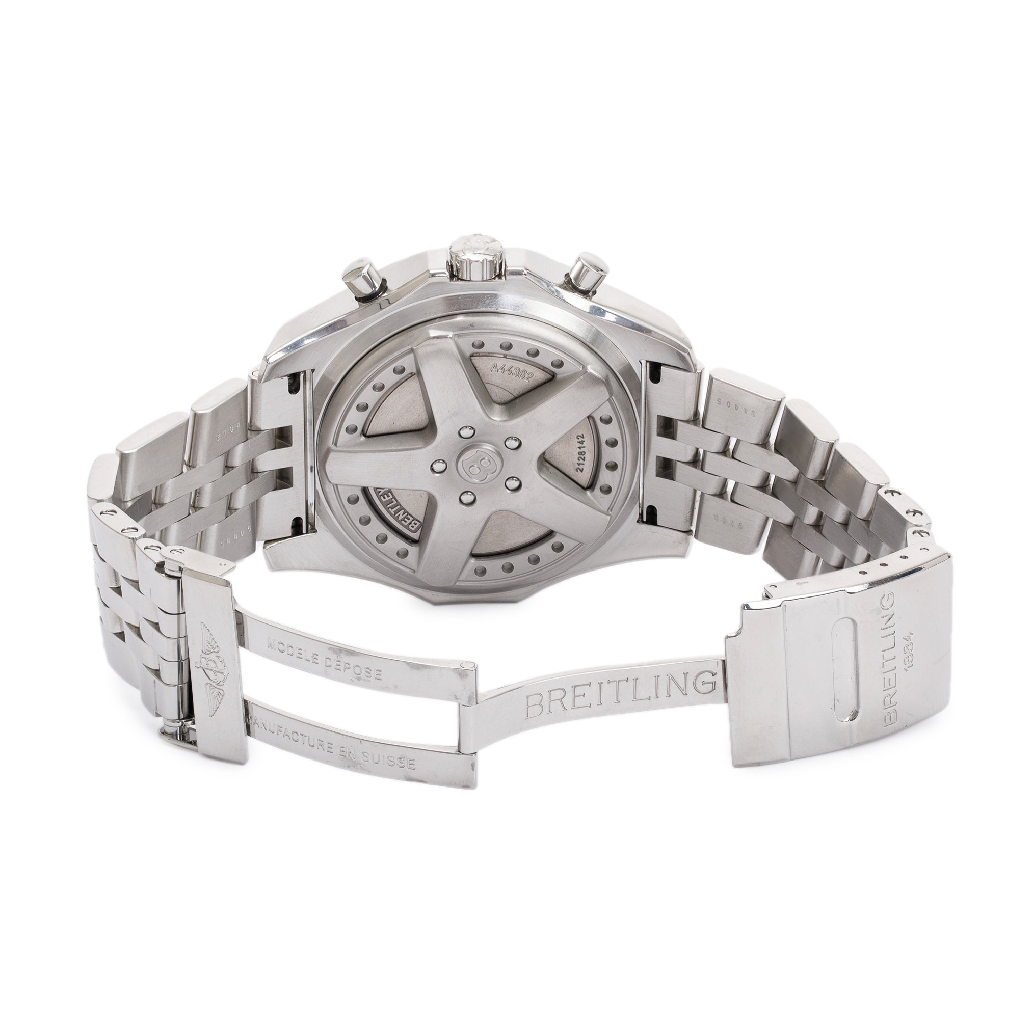 Breitling Stainless Steel Bently 6.75 49 MM Automatic Chronograph Watch