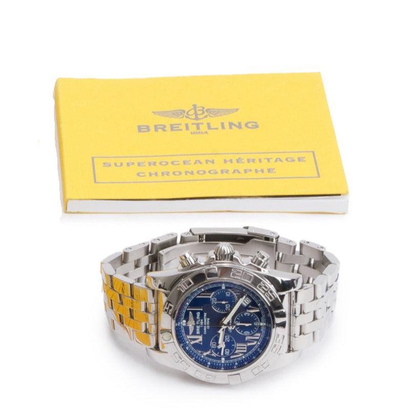 Breitling Stainless Steel Chronomat 44 MM Automatic Chronograph Watch
