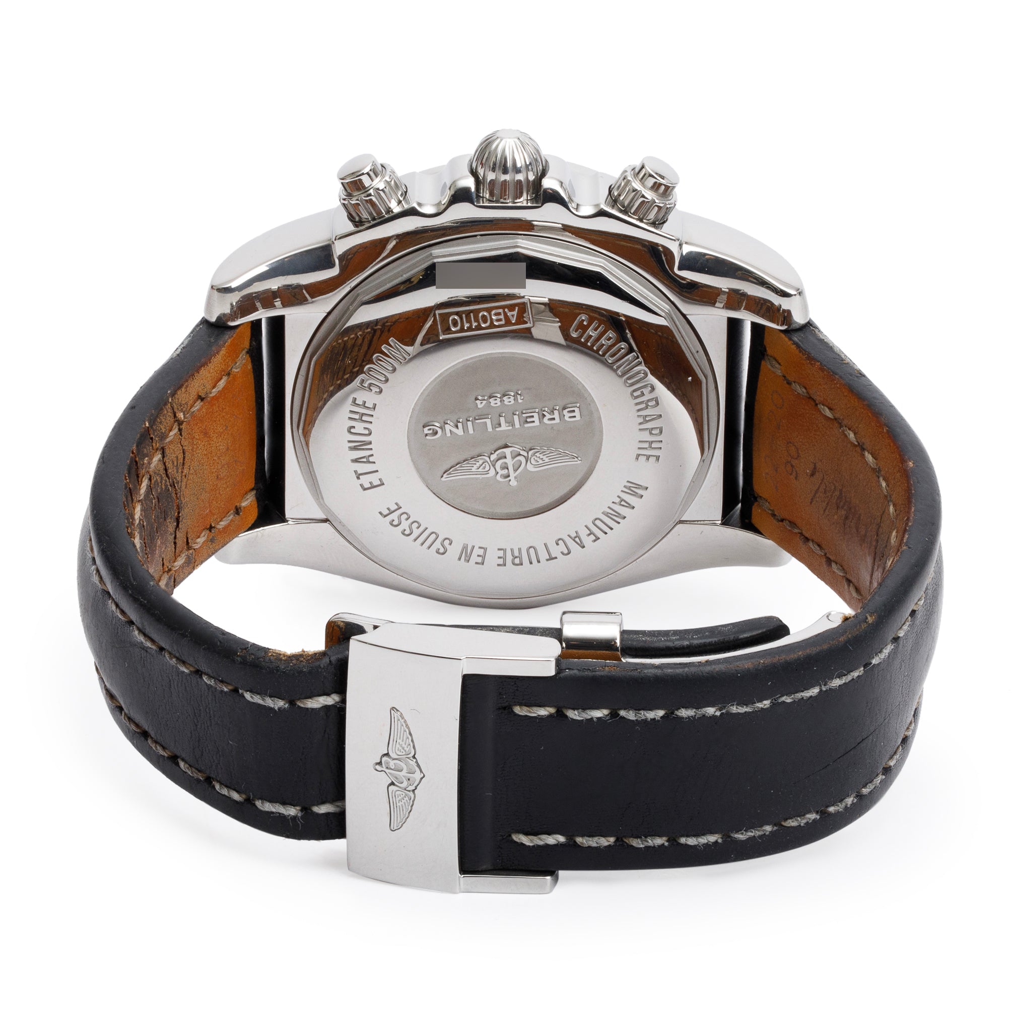 Breitling Stainless Steel Chronomat 44 MM Automatic Chronograph Watch AB0110 w/ Box & Papers