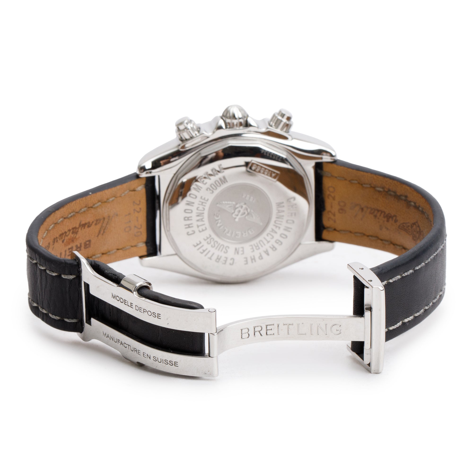 Breitling Stainless Steel Chronomat Evolution 44 MM Automatic Chronograph Watch A13356 w/ Box & Papers