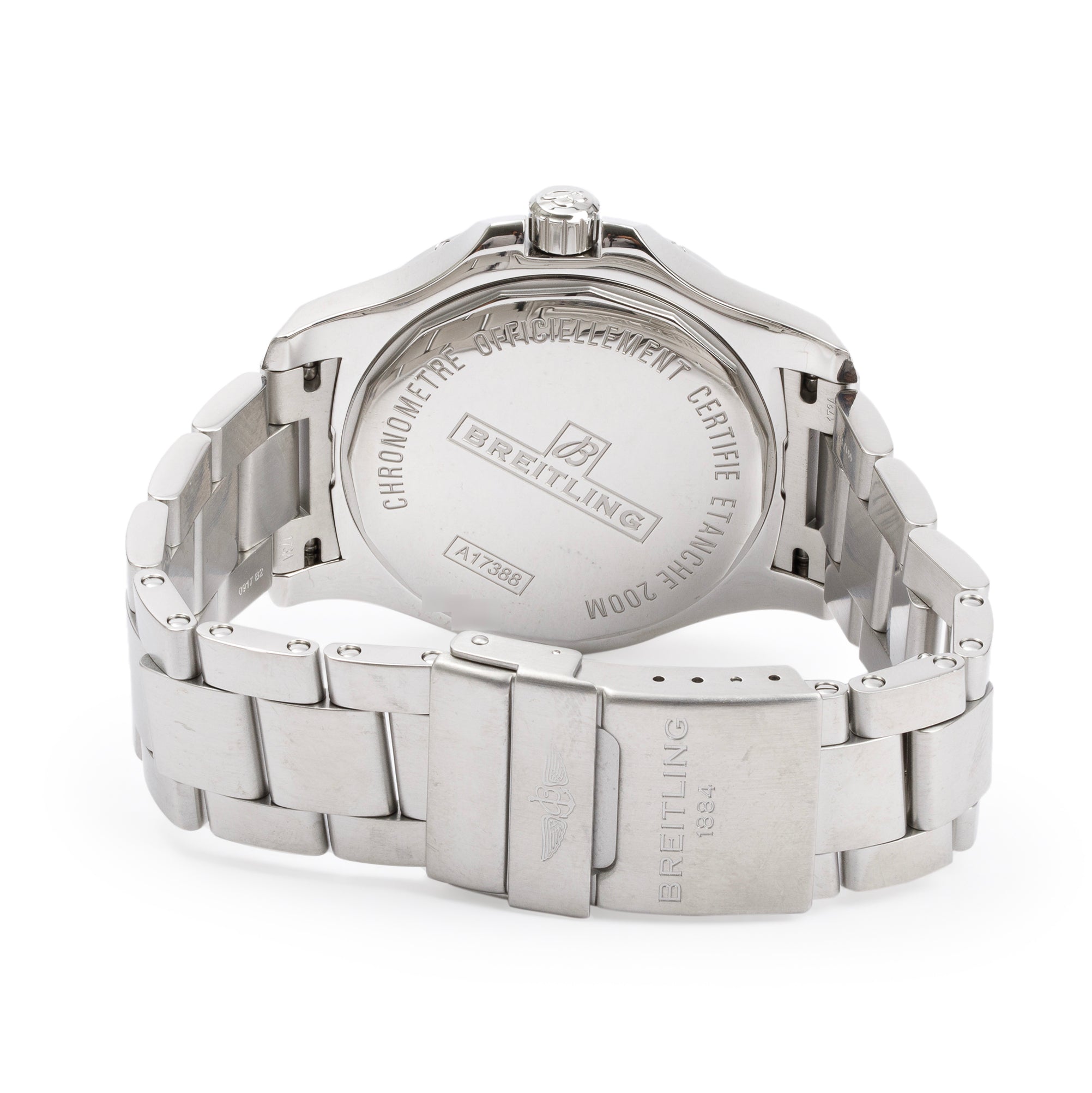 Breitling Stainless Steel Colt 44 MM Automatic Watch A17388 w/ Box & Papers