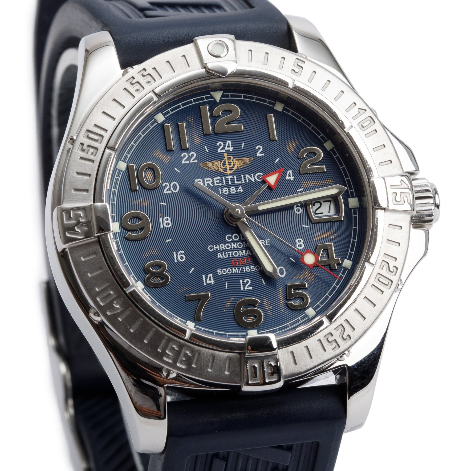 Breitling Stainless Steel Colt GMT 41 MM Automatic Watch A32350