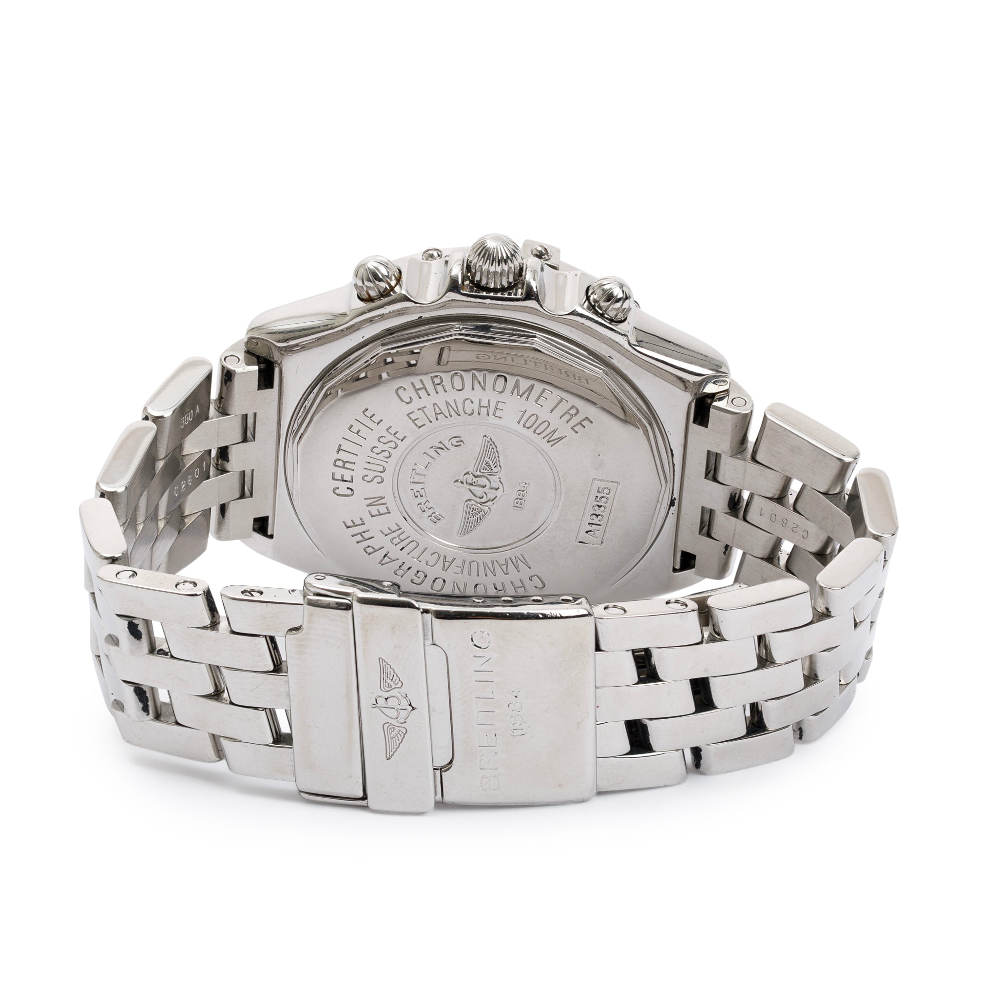 Breitling Stainless Steel Crosswind 44 MM Chronograph Automatic Watch