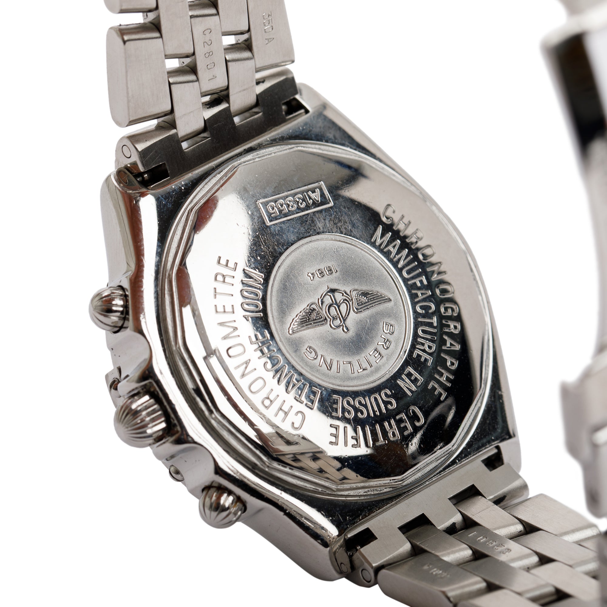 Breitling Stainless Steel Crosswind 44 MM Chronograph Automatic Watch