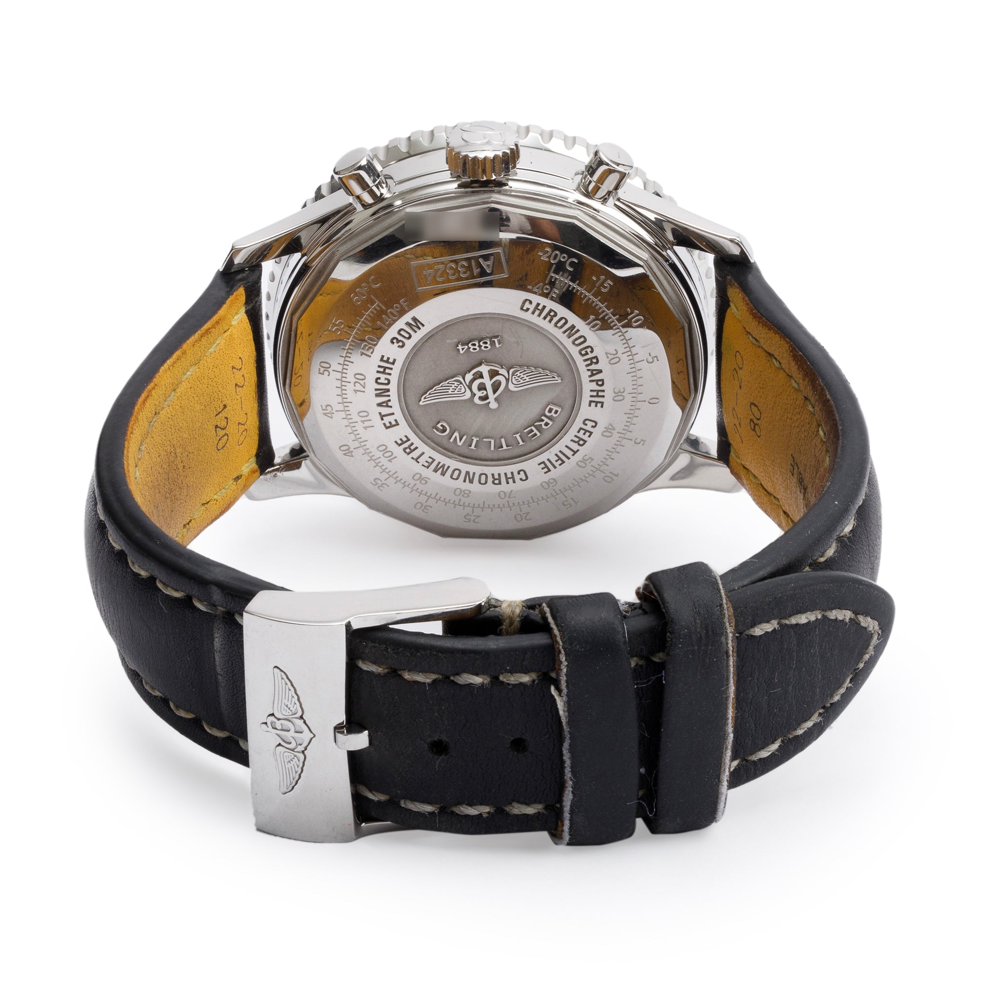 Breitling Stainless Steel Navitimer 41 MM Chronograph Automatic Watch w/ Box & Papers