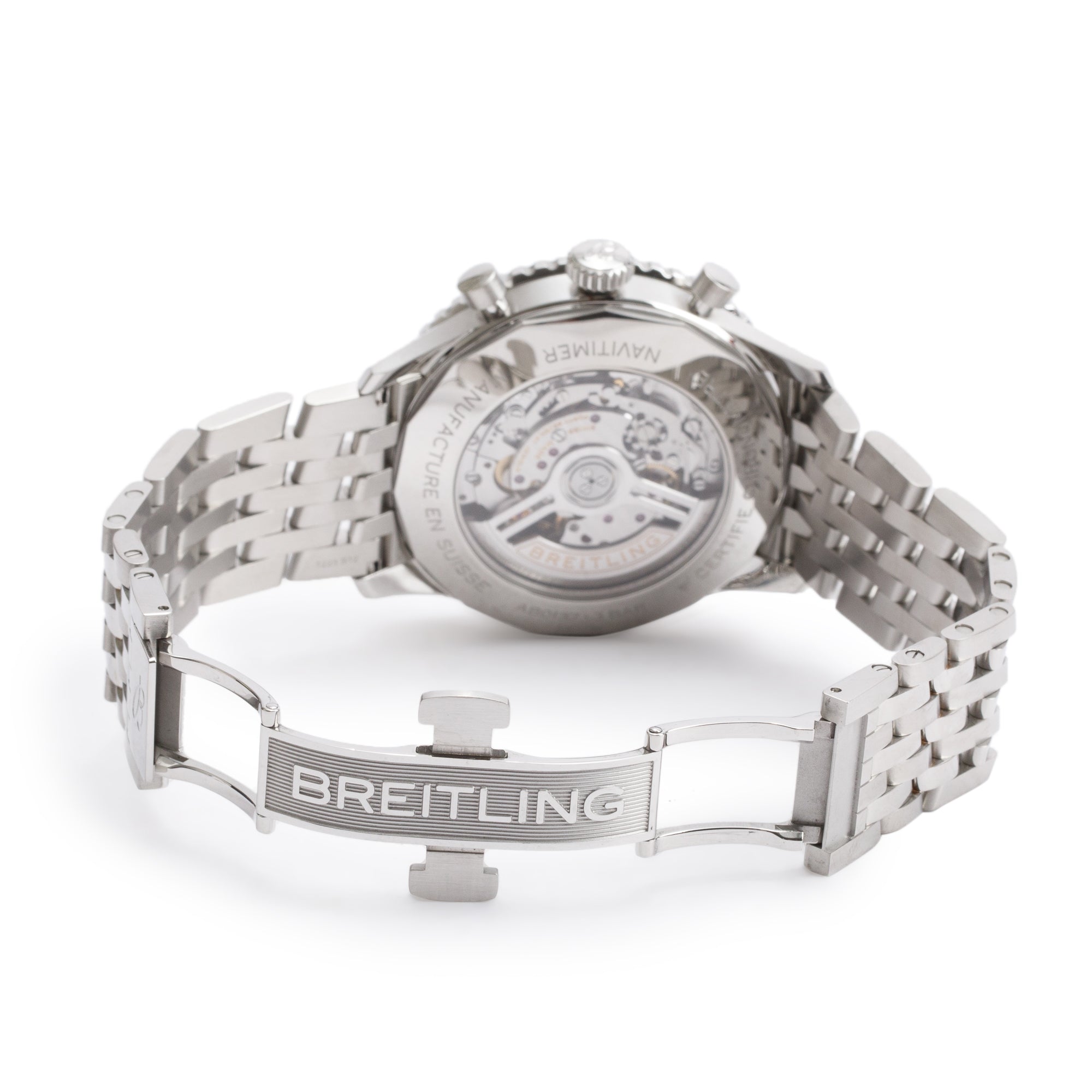 Breitling Stainless Steel Navitimer B01 46 MM Automatic Watch w/ Box, Papers & Receipt