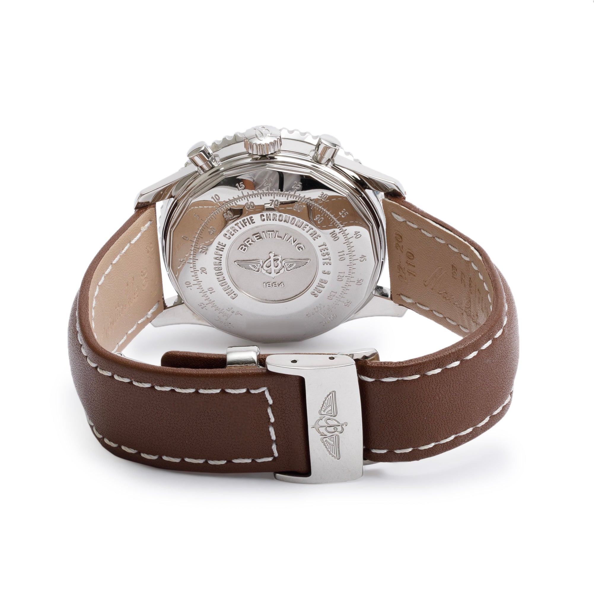 Breitling Stainless Steel Navitimer Chronograph 42 MM Automatic Watch A23322 w/ Box & Papers