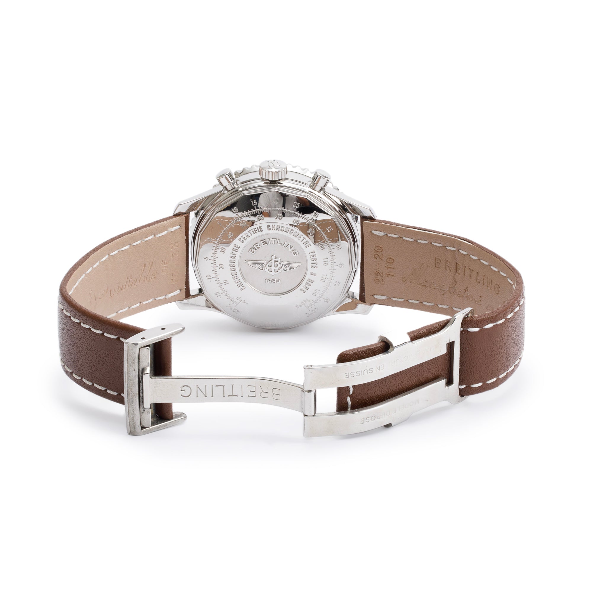 Breitling Stainless Steel Navitimer Chronograph 42 MM Automatic Watch A23322 w/ Box & Papers