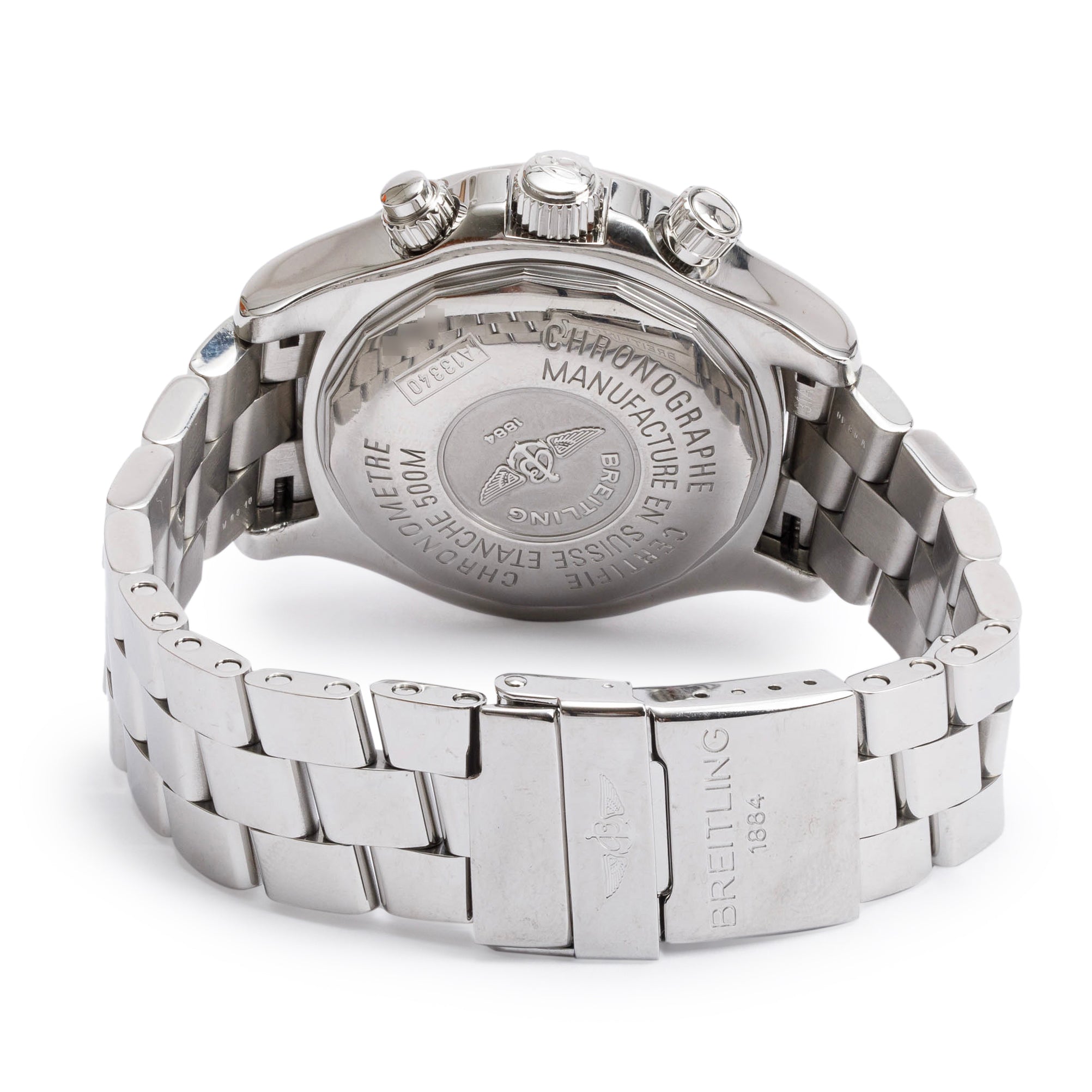 Breitling Stainless Steel Superocean Chronograph II 42 MM Automatic Watch A13340 w/ Box