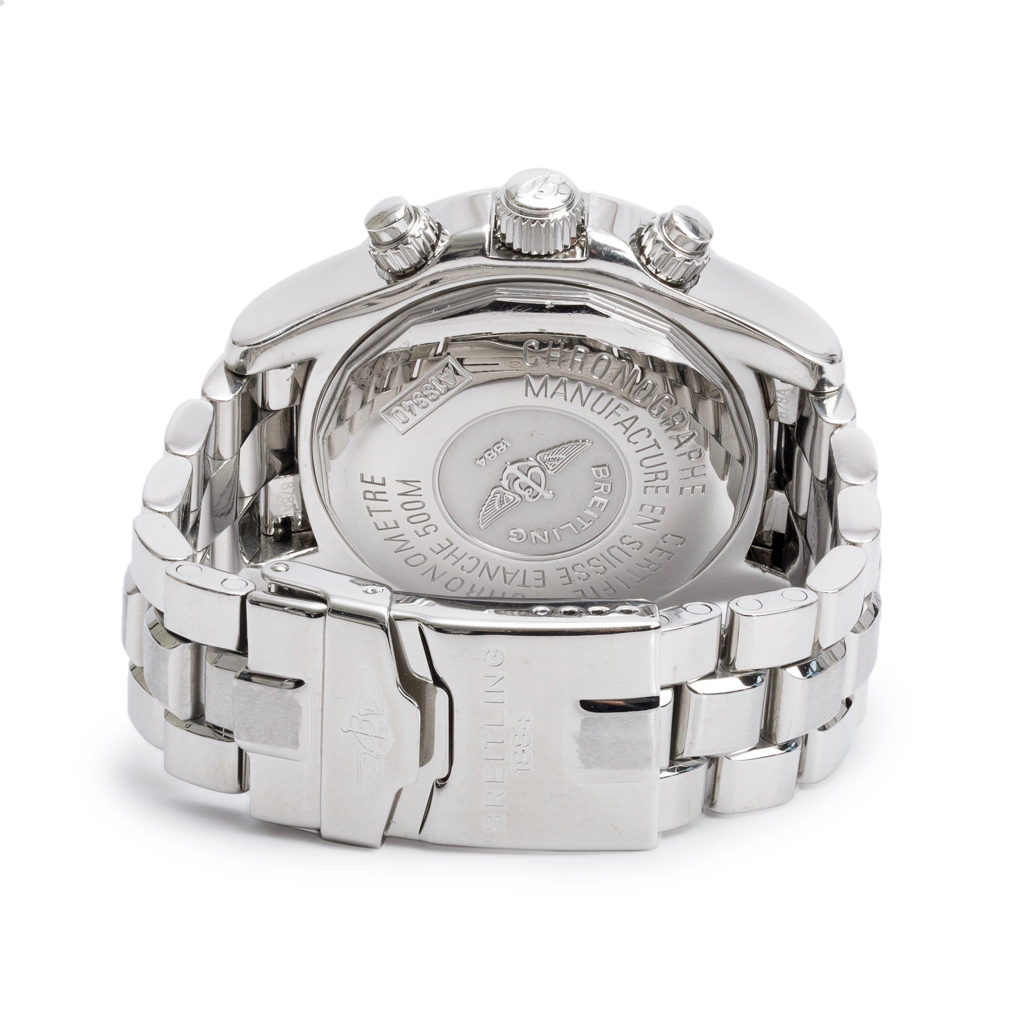 Breitling Stainless Steel Superocean Chronograph II 42 MM Automatic Watch A13340 w/ Box