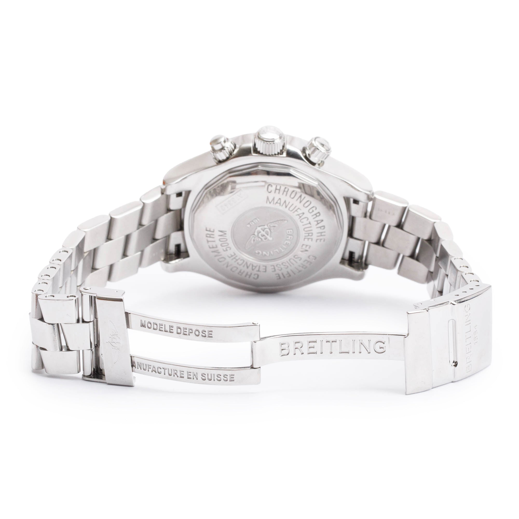 Breitling Stainless Steel Superocean Chronograph II 42 MM Automatic Watch A13340 w/ Box