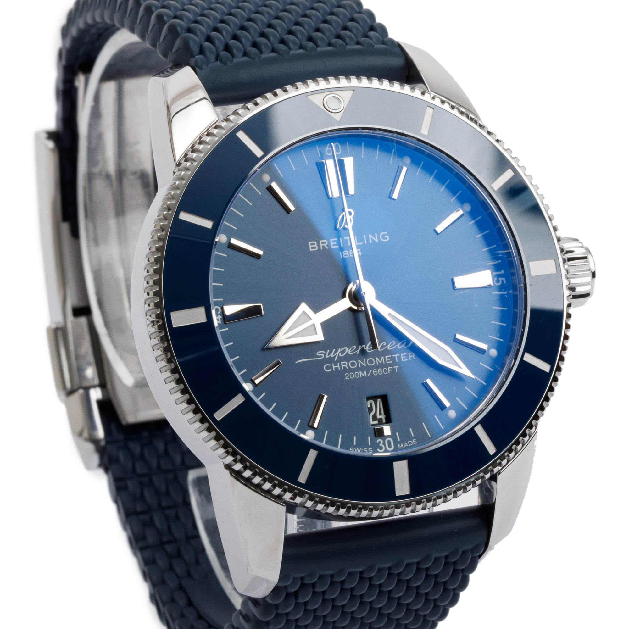 Breitling Stainless Steel Superocean Heritage B20 44 MM Automatic Watch w/ Box & Papers