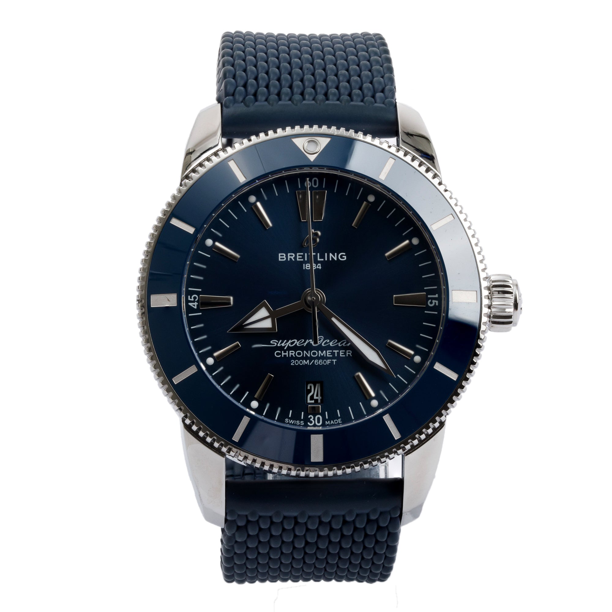 Breitling Stainless Steel Superocean Heritage B20 44 MM Automatic Watch w/ Box & Papers