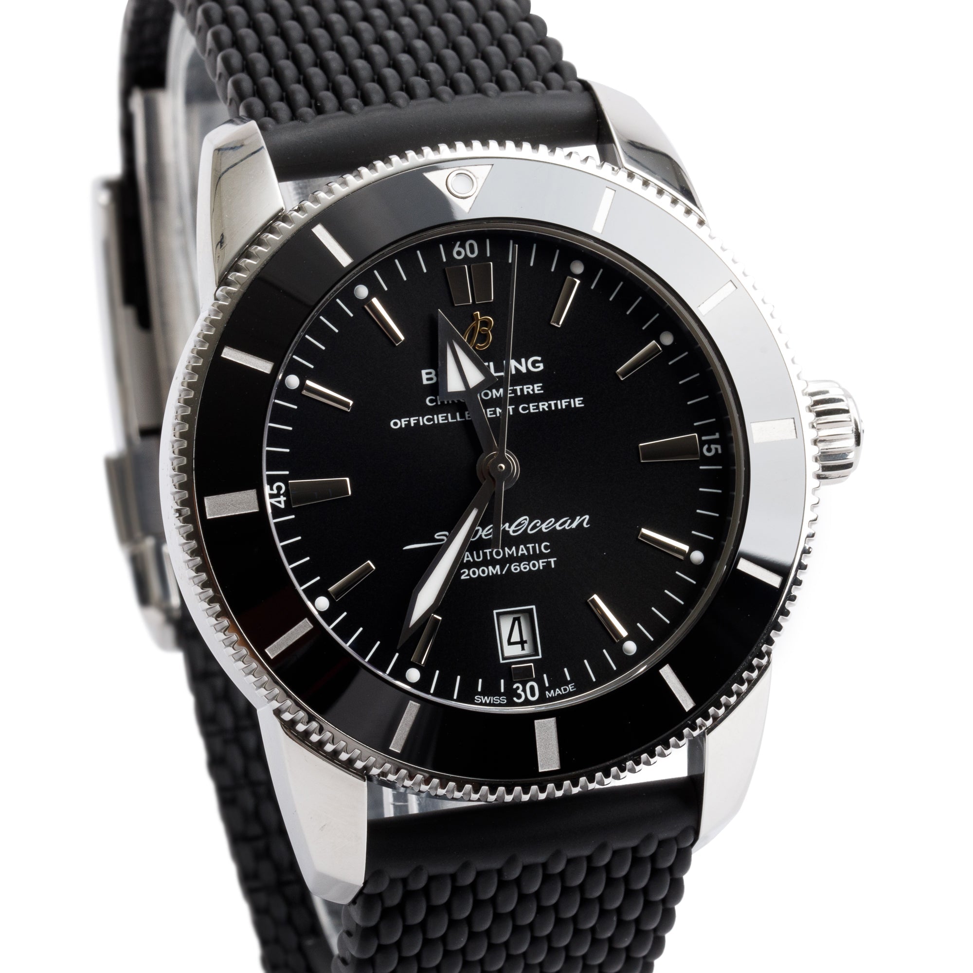 Breitling Stainless Steel Superocean Heritage B20 46 MM Automatic Watch AB2020