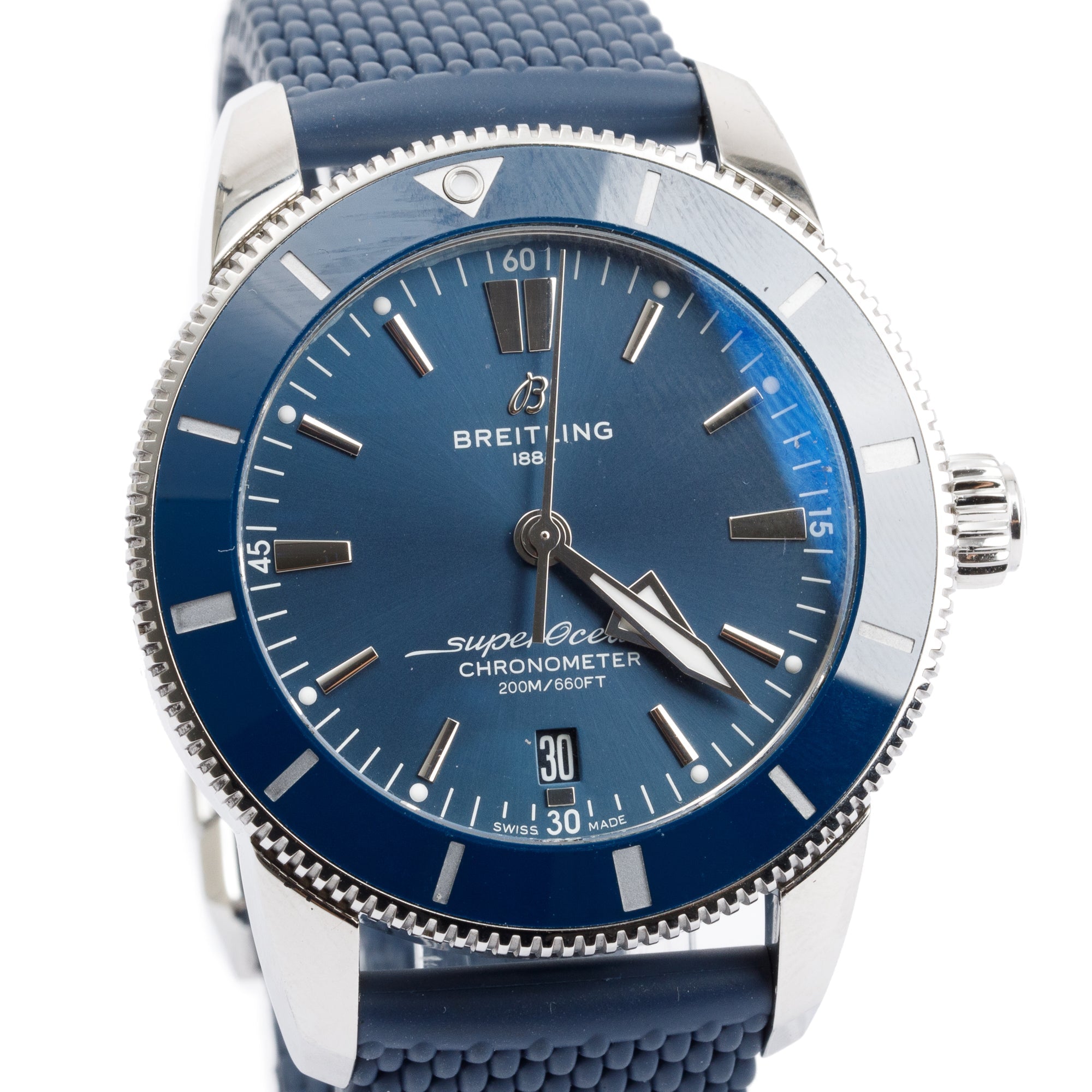 Breitling Stainless Steel Superocean Heritage II 44 MM Auotomatic Watch