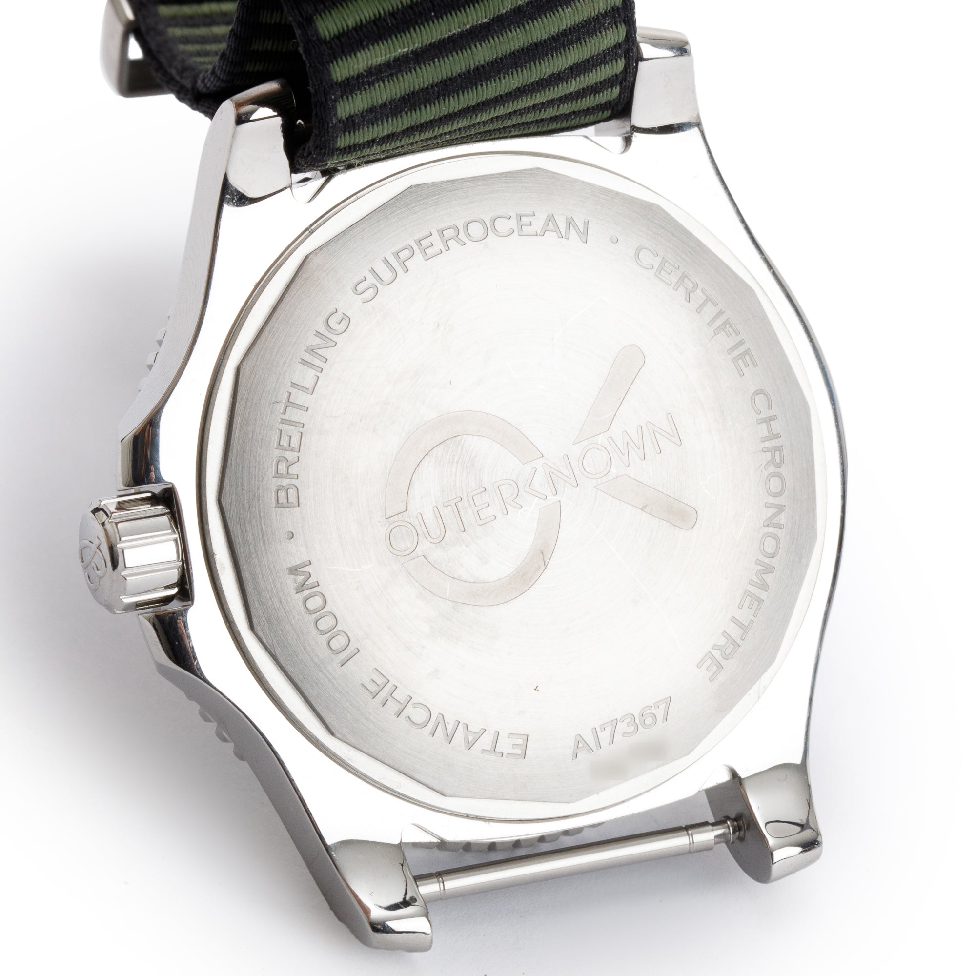 Breitling Stainless Steel Superocean II 44 MM Automatic Watch w/ Box & Papers