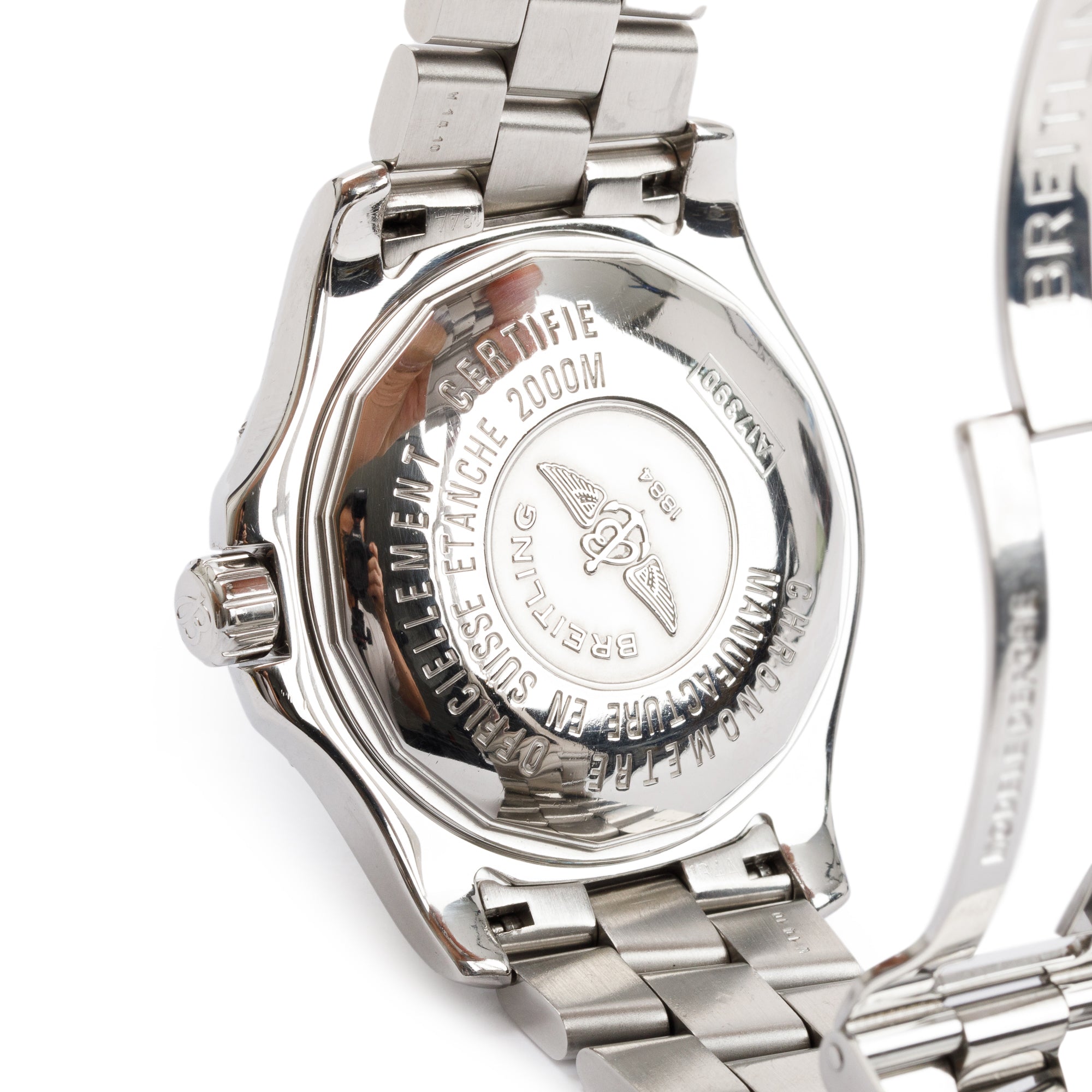 Breitling Stainless Steel Superocean Steelfish 44 MM Automatic Watch w/ Box, Papers & Extra Strap