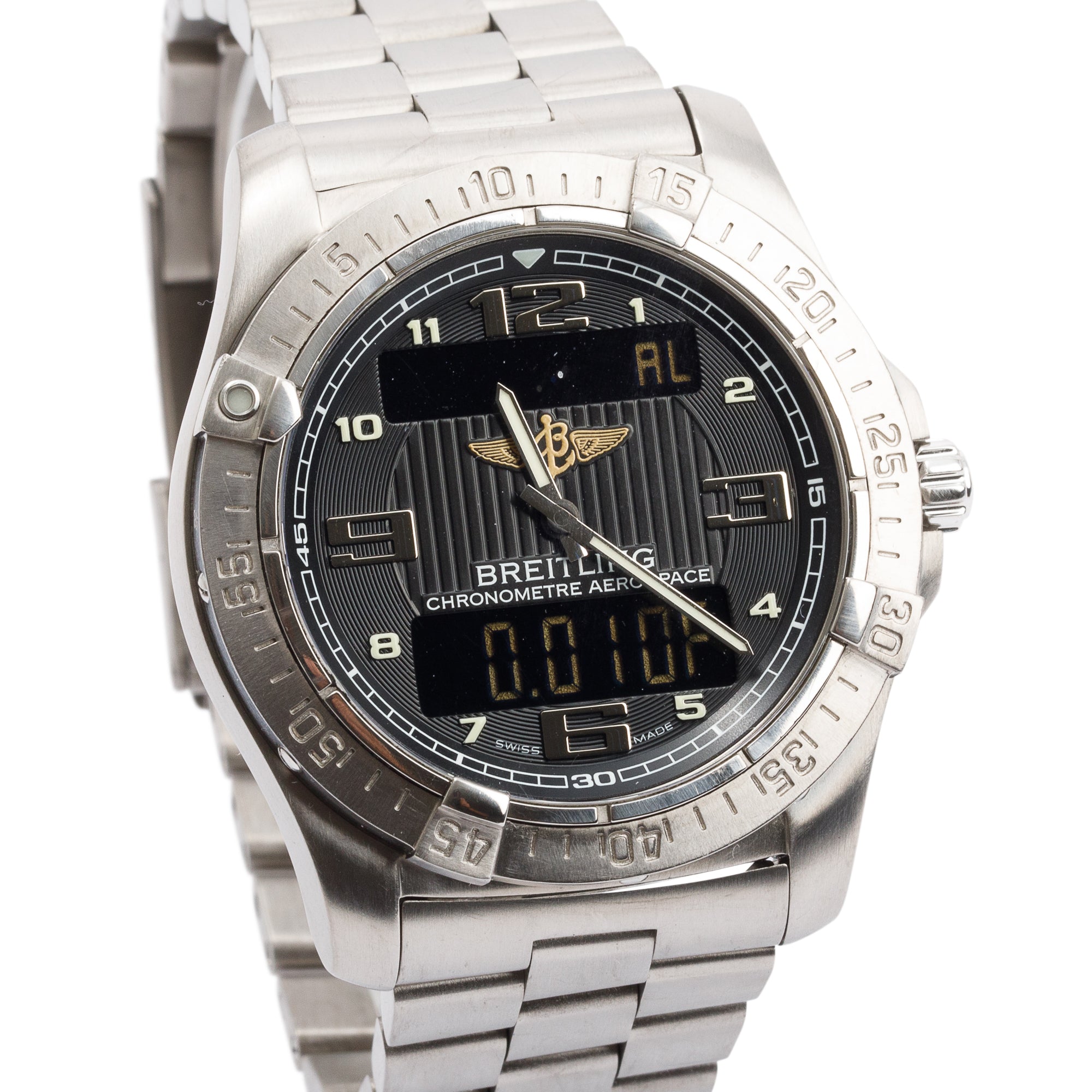 Breitling Titanium Professional Aerospace Advantage 42 MM Watch