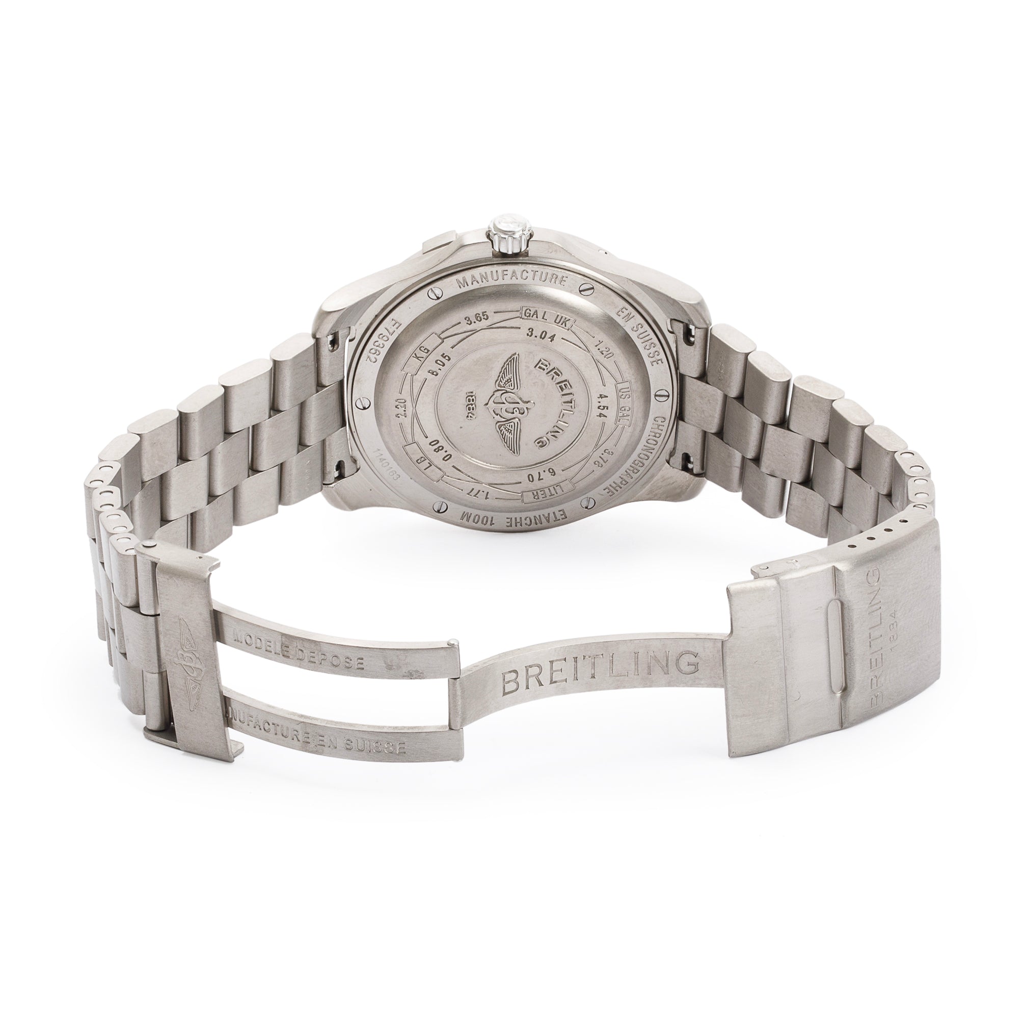 Breitling Titanium Professional Aerospace Advantage 42 MM Watch