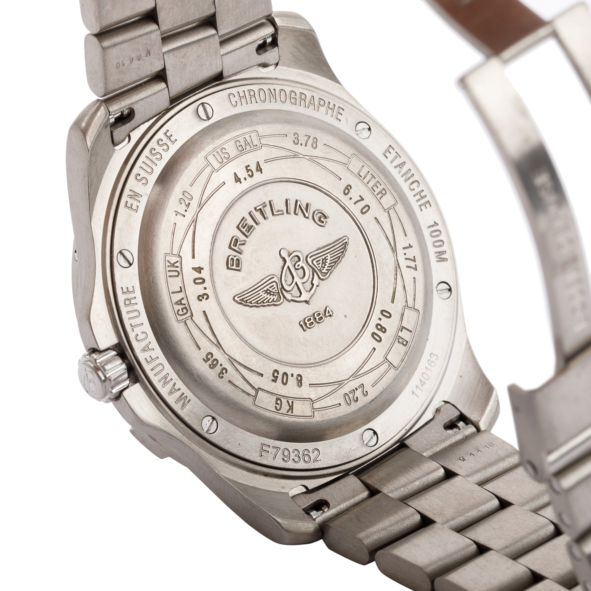 Breitling Titanium Professional Aerospace Advantage 42 MM Watch