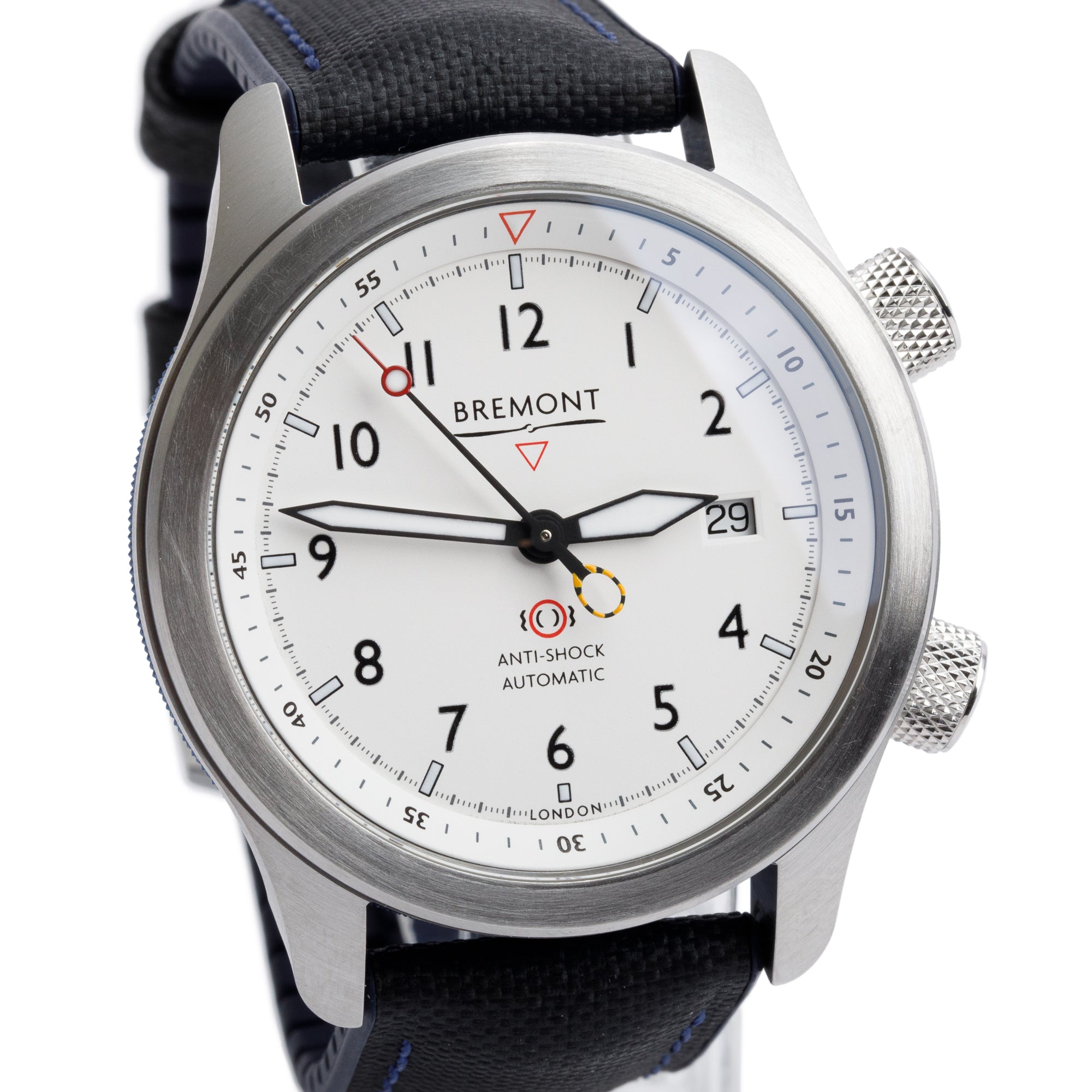 Bremont 2024 Stainless Steel Martin Baker MBII 43 MM Automatic Watch w/ Box & Papers