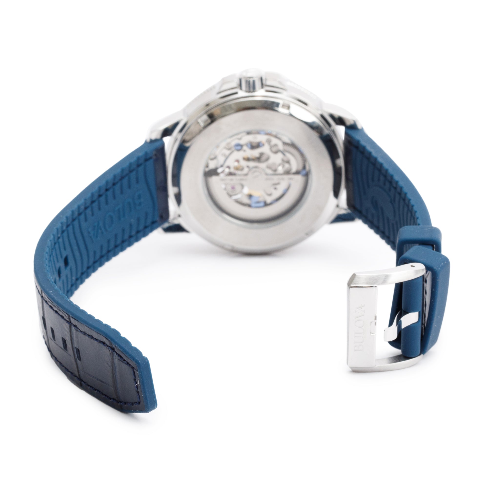 Bulova 2022 Stainless Steel Marine Star 45 MM Automatic Watch 96A291 w/ Box & Papers