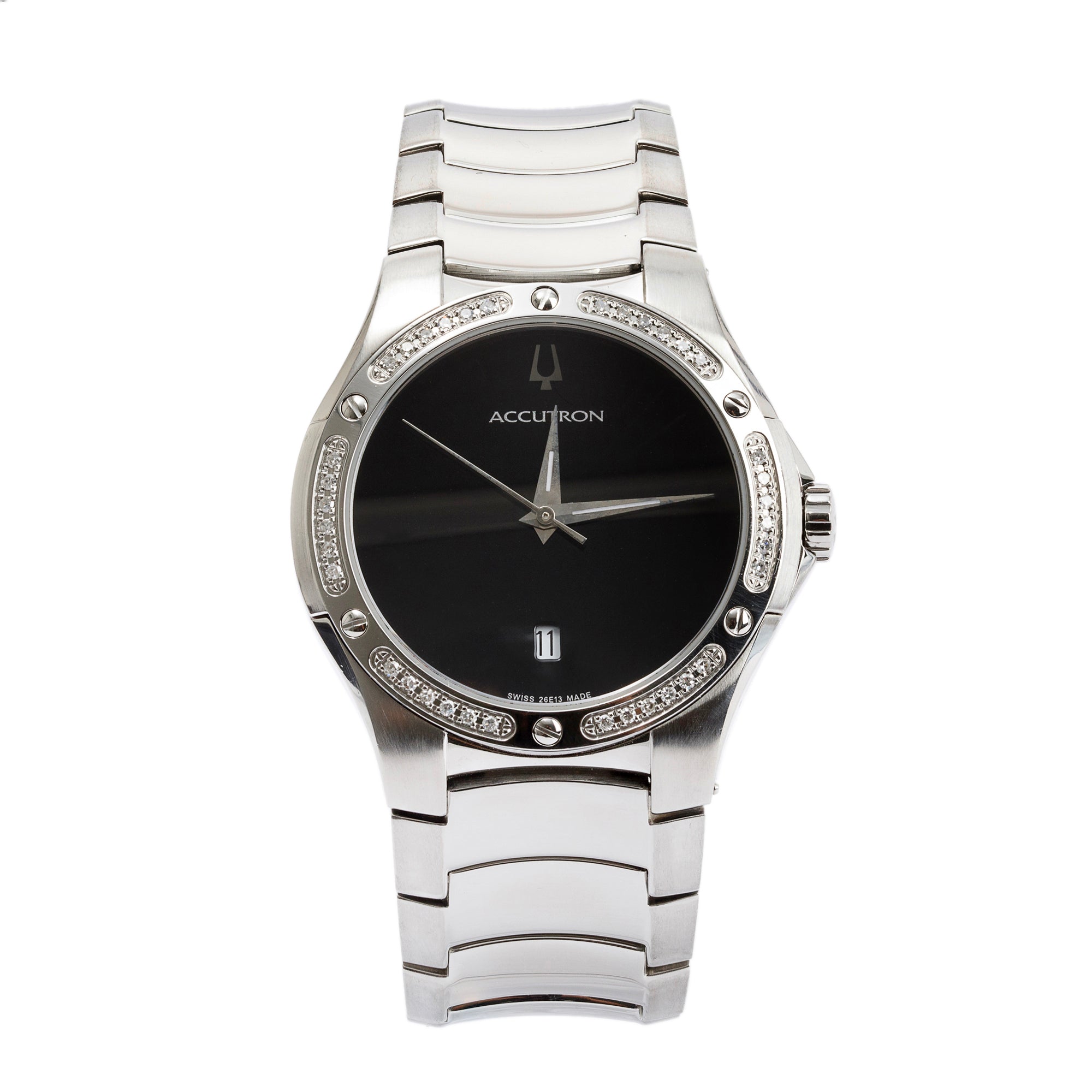 Bulova Accutron Stainless Steel Belize 38 MM Watch w/ Box