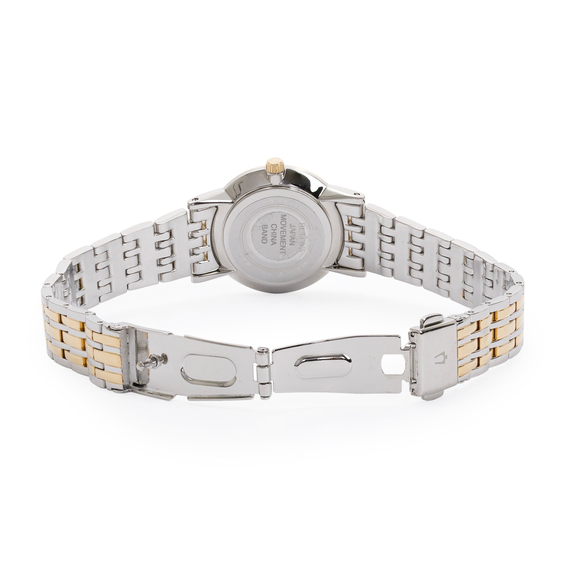 Bulova Gold-Plated & Stainless Steel Classic 27 MM Watch w/ Box