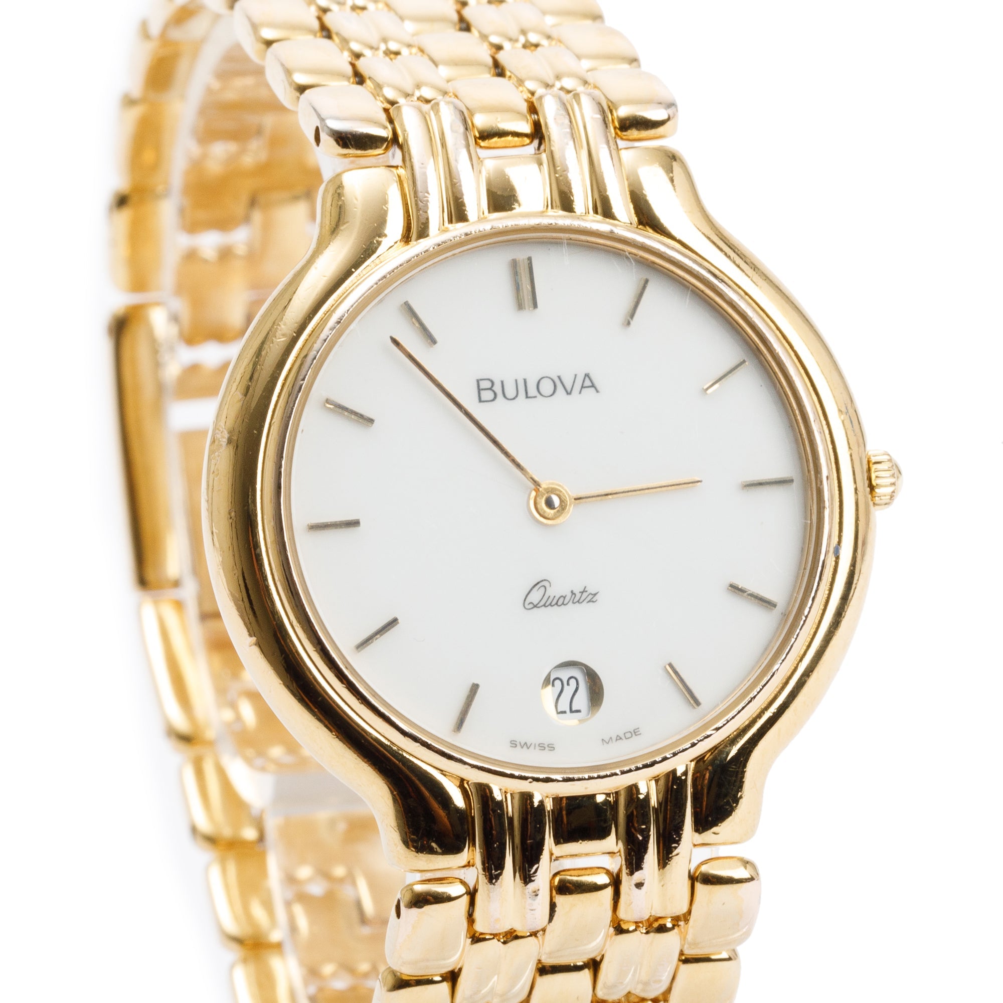 Bulova Gold-Plated Stainless Steel Classic 32 MM Watch