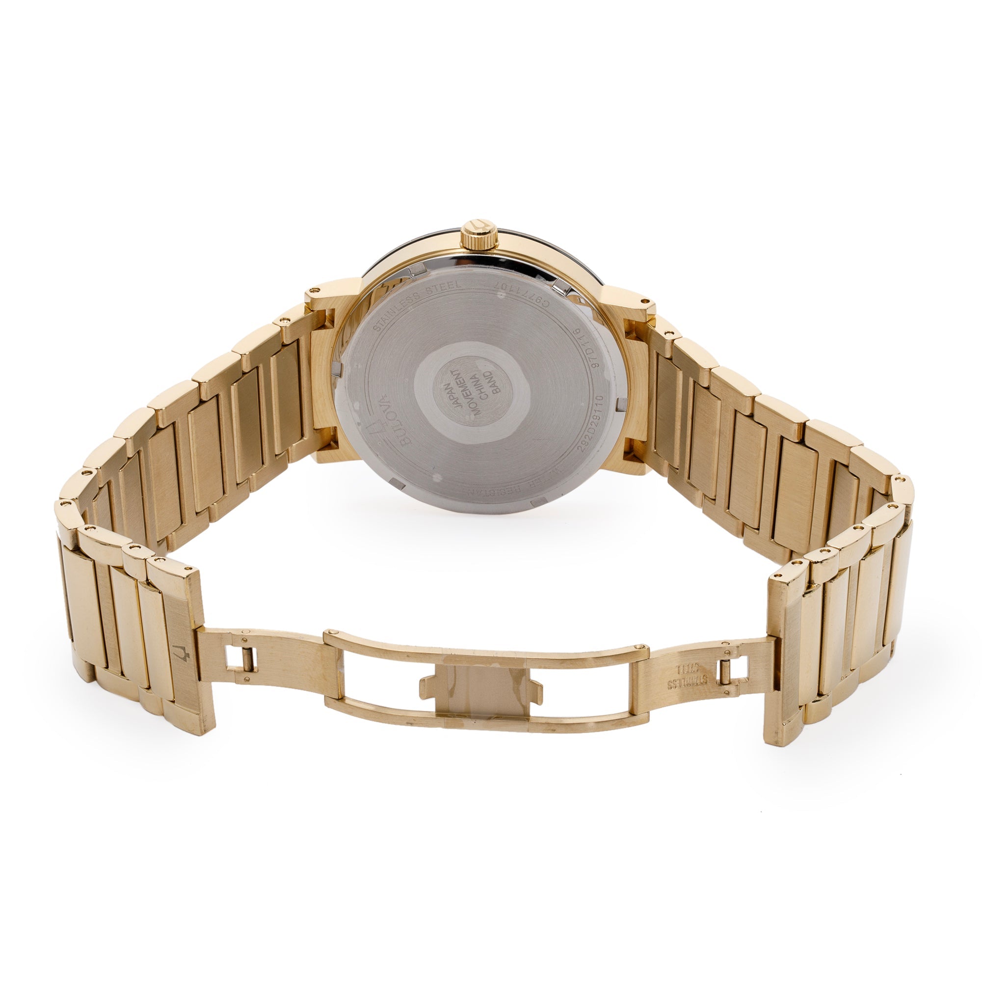 Bulova Gold-Tone Futuro Daimond Dial 42 MM Watch