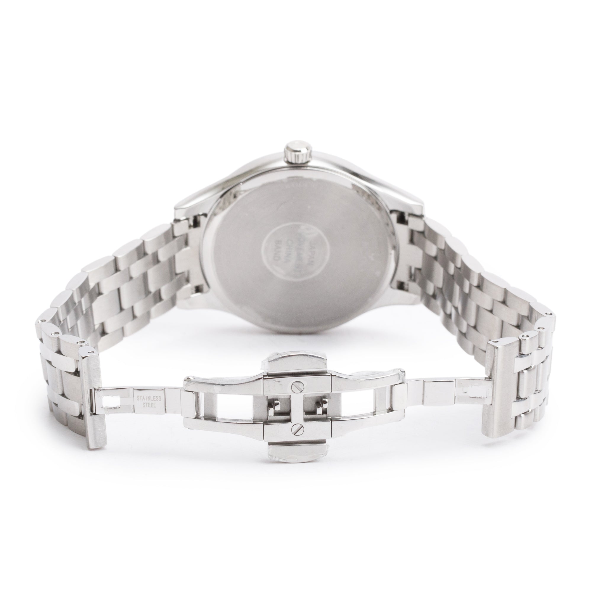 Bulova Stainless Steel Classic 36 MM Quartz Watch 96M150