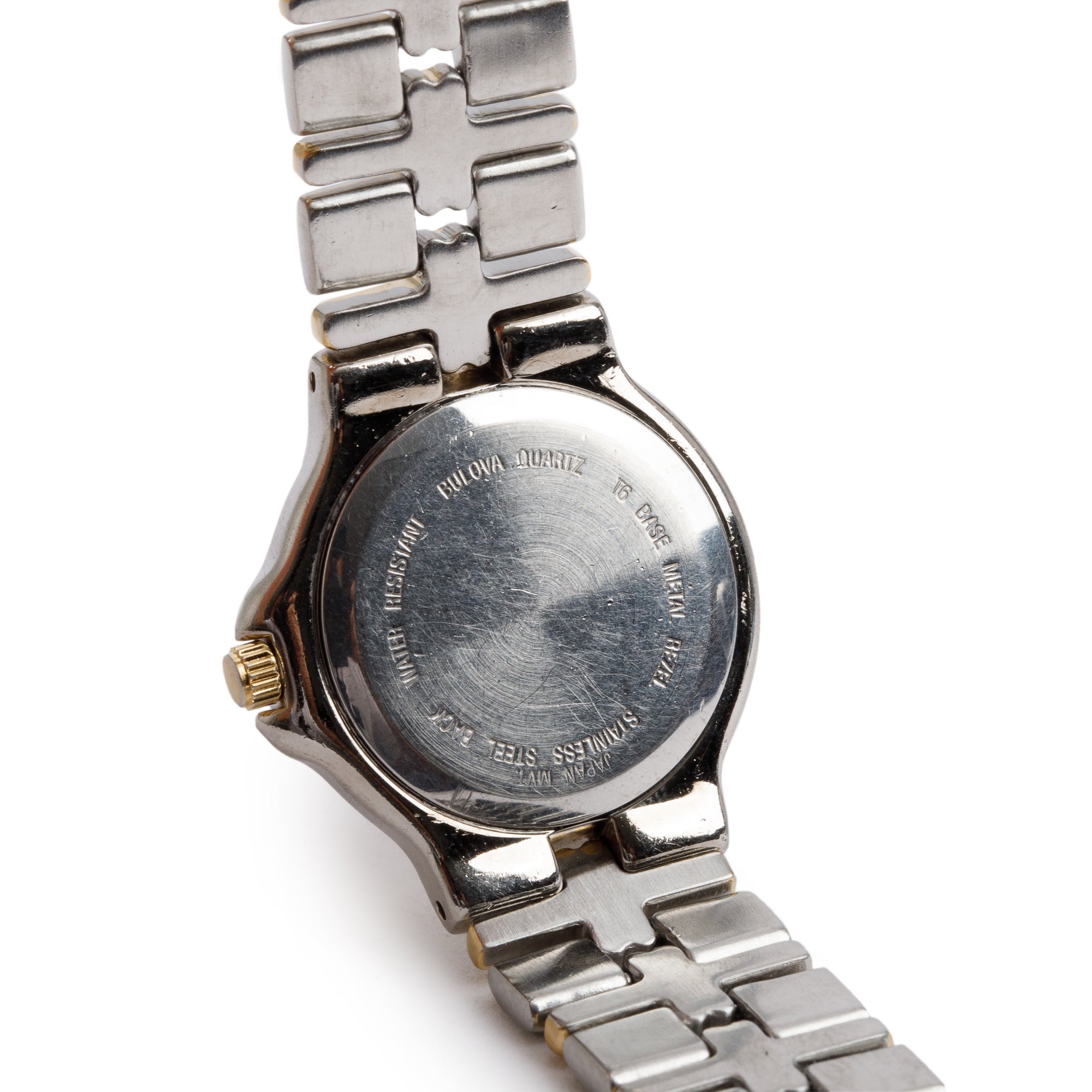 Bulova Two-Tone Stainless Steel Classic 25 MM Ladies Quartz Watch 98M36