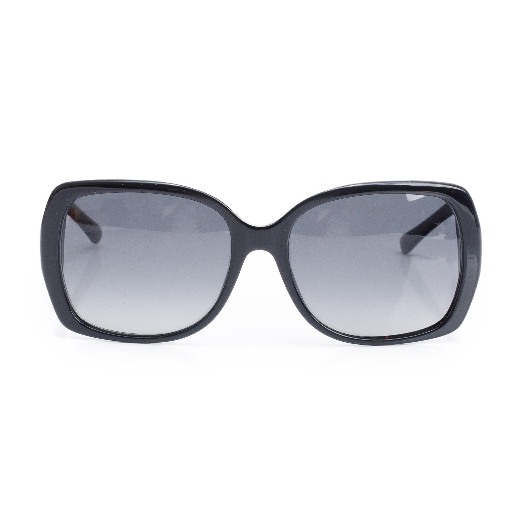 Burberry B 1160 Check/Black Acetate Rectangular Sunglasses w/ Box & Case