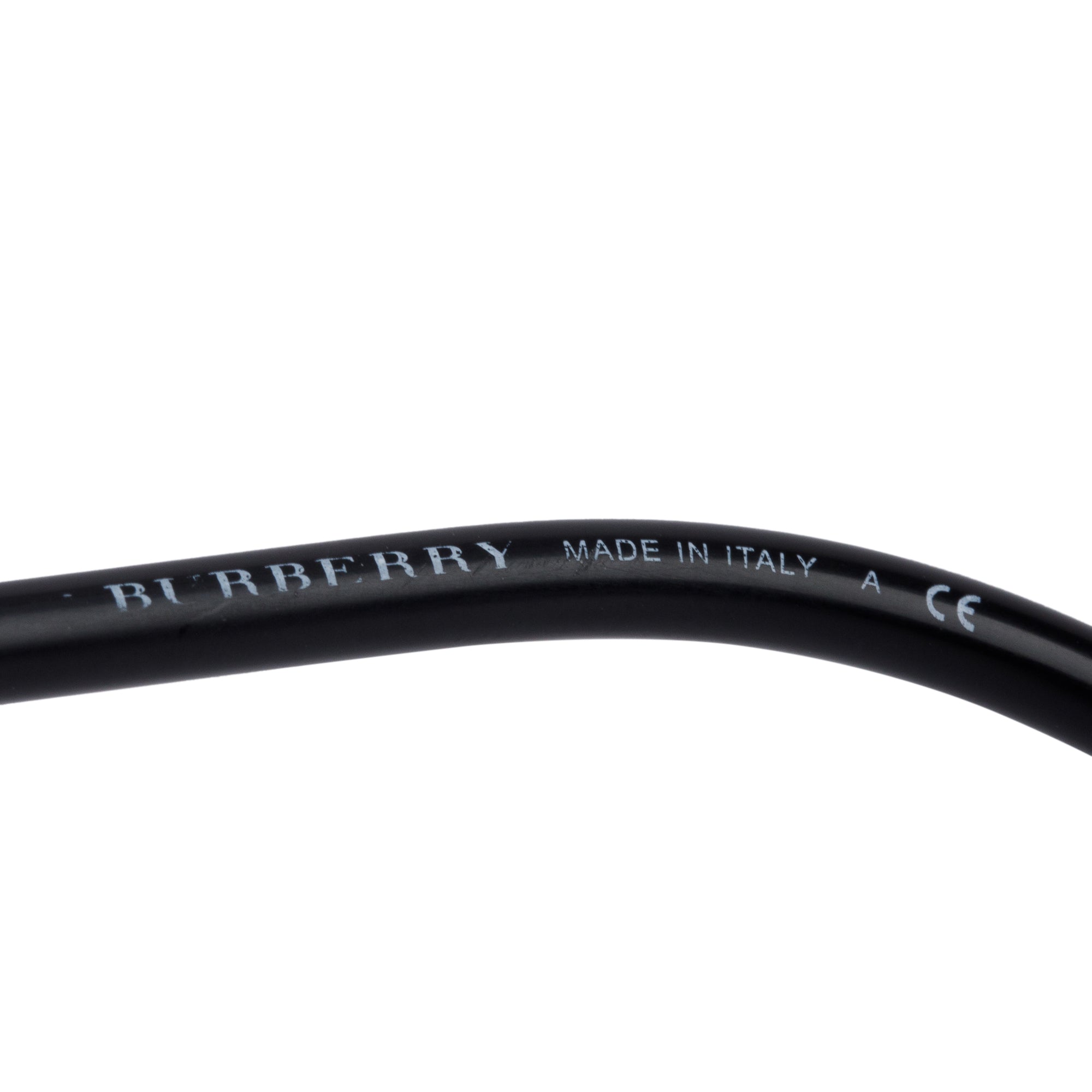 Burberry B 4117-A Brown Acetate Check Trim Cat-Eye Sunglasses w/ Case