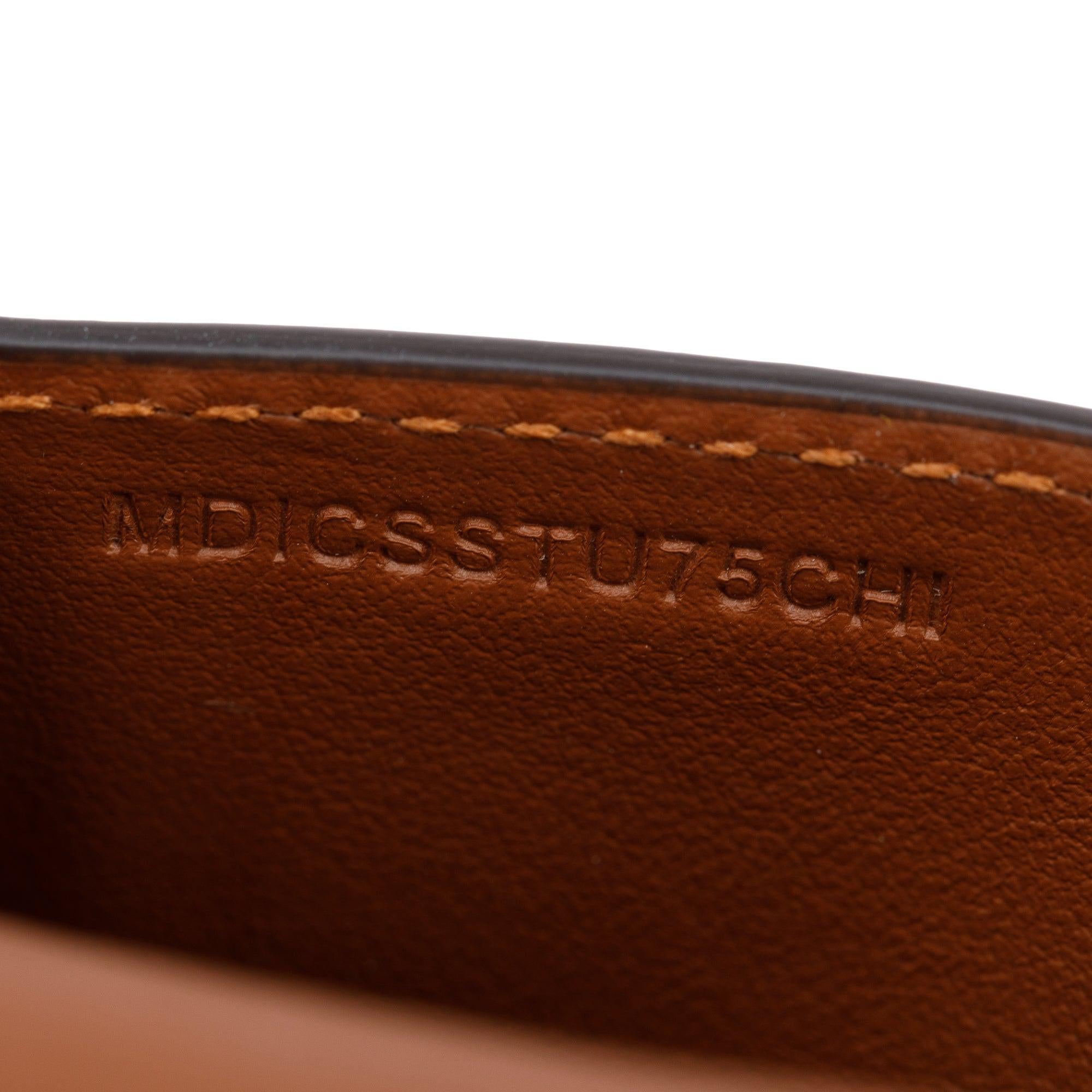 Burberry Beige E-Canvas Icon Stripe Card Holder Wallet