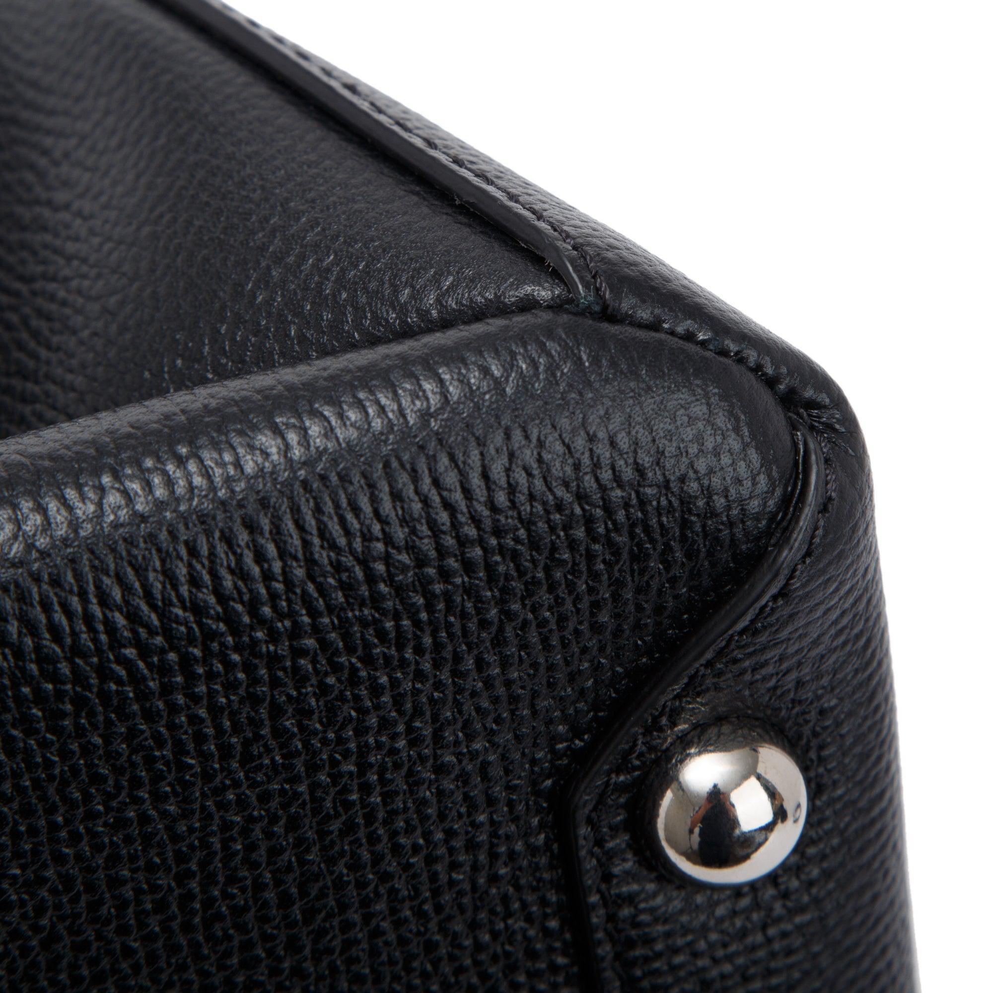 Burberry Bi-Color Leather Medium Banner Tote w/ Strap