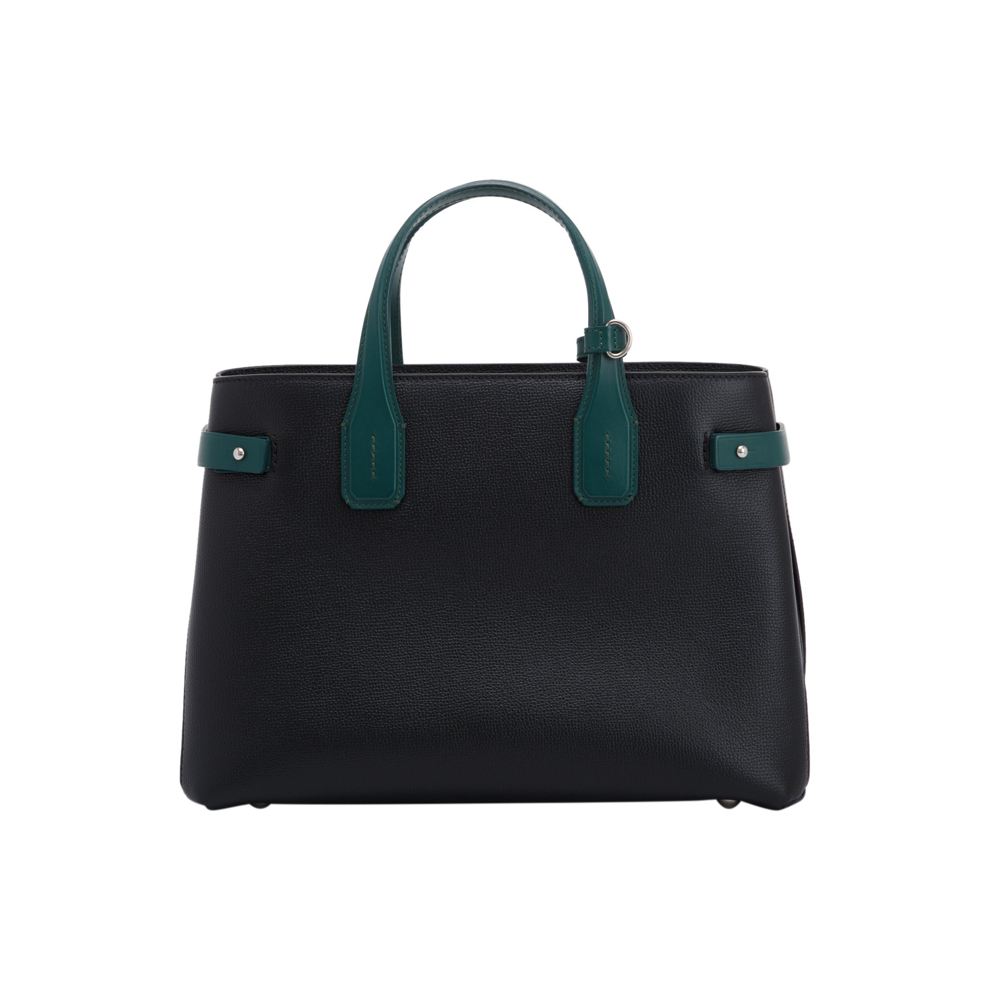 Burberry Bi-Color Leather Medium Banner Tote w/ Strap