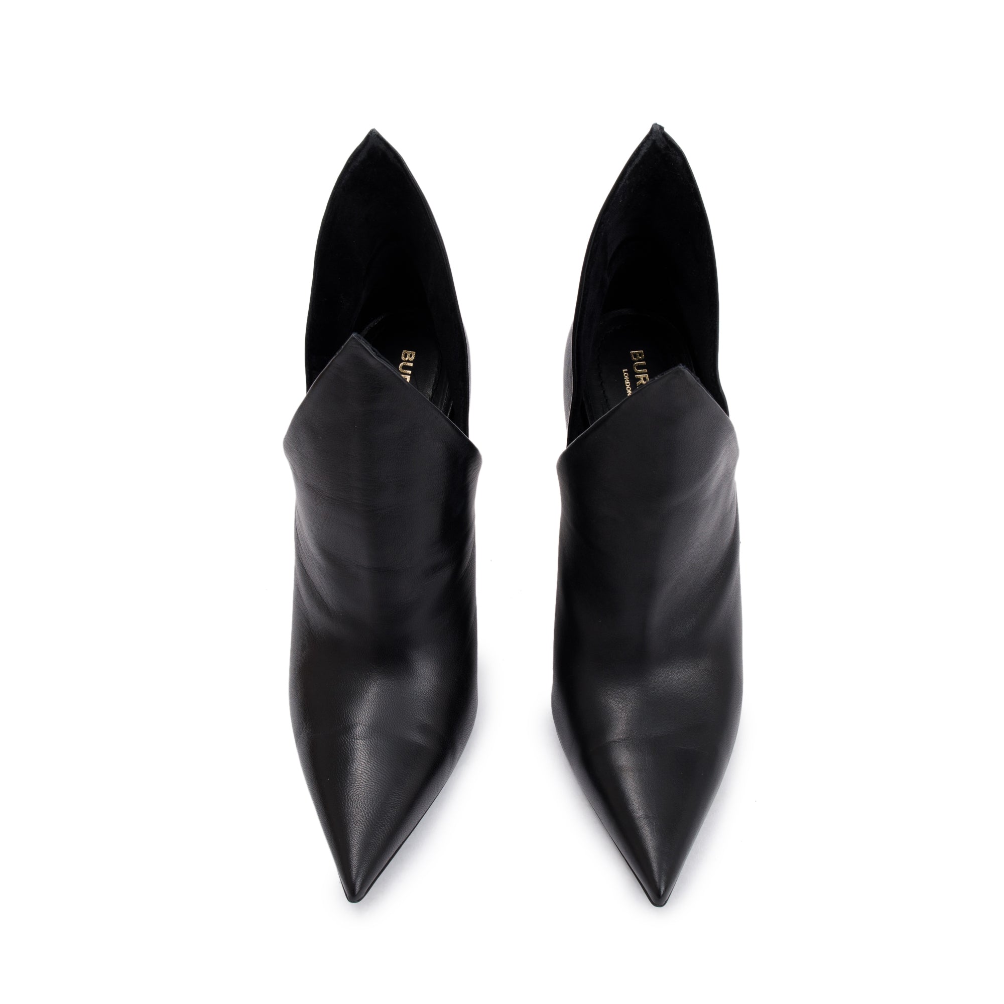 Burberry Black Calfskin Leather Essendon 105 Pump, Size 40 w/ Box