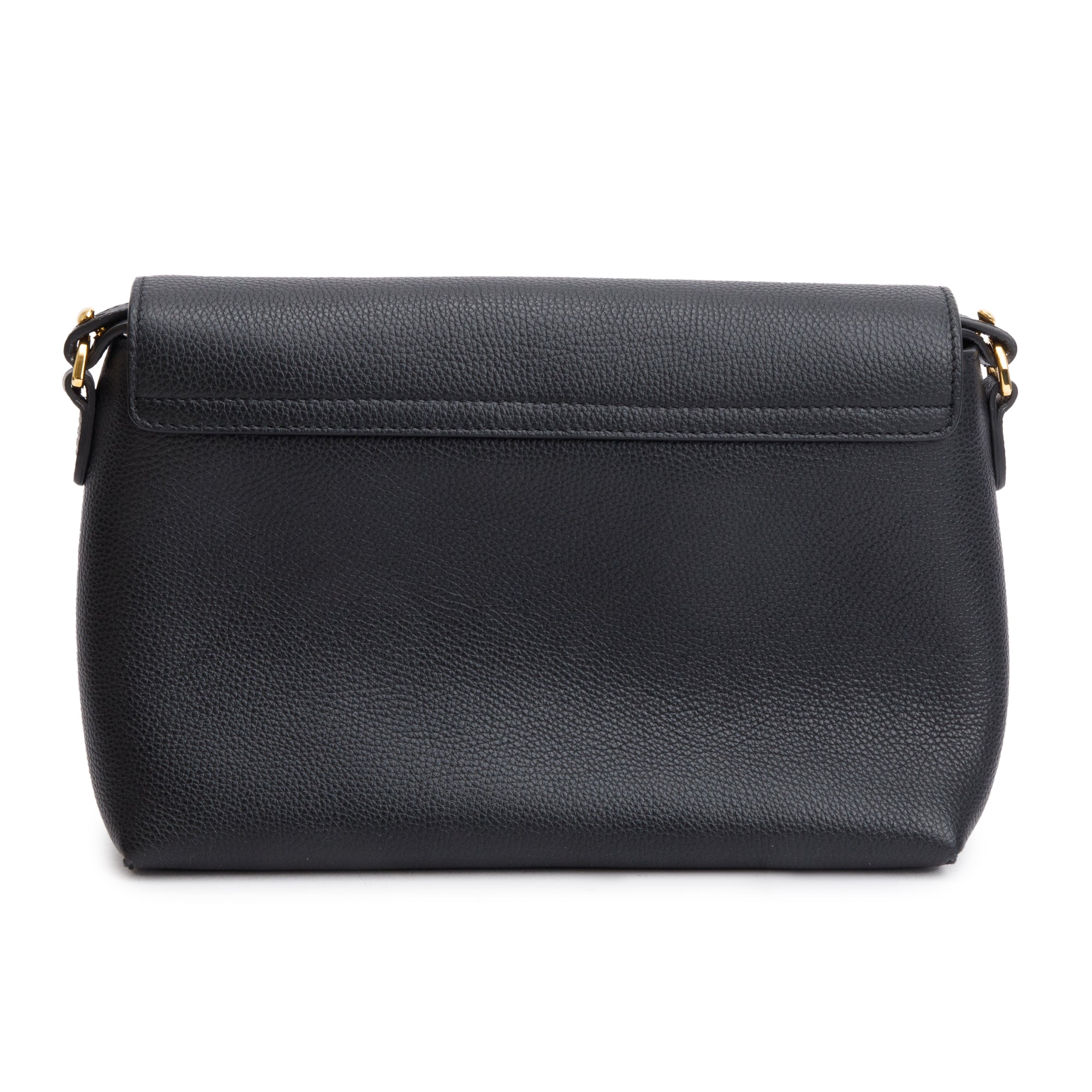 Burberry Black Calfskin Vintage Check Note Crossbody Bag