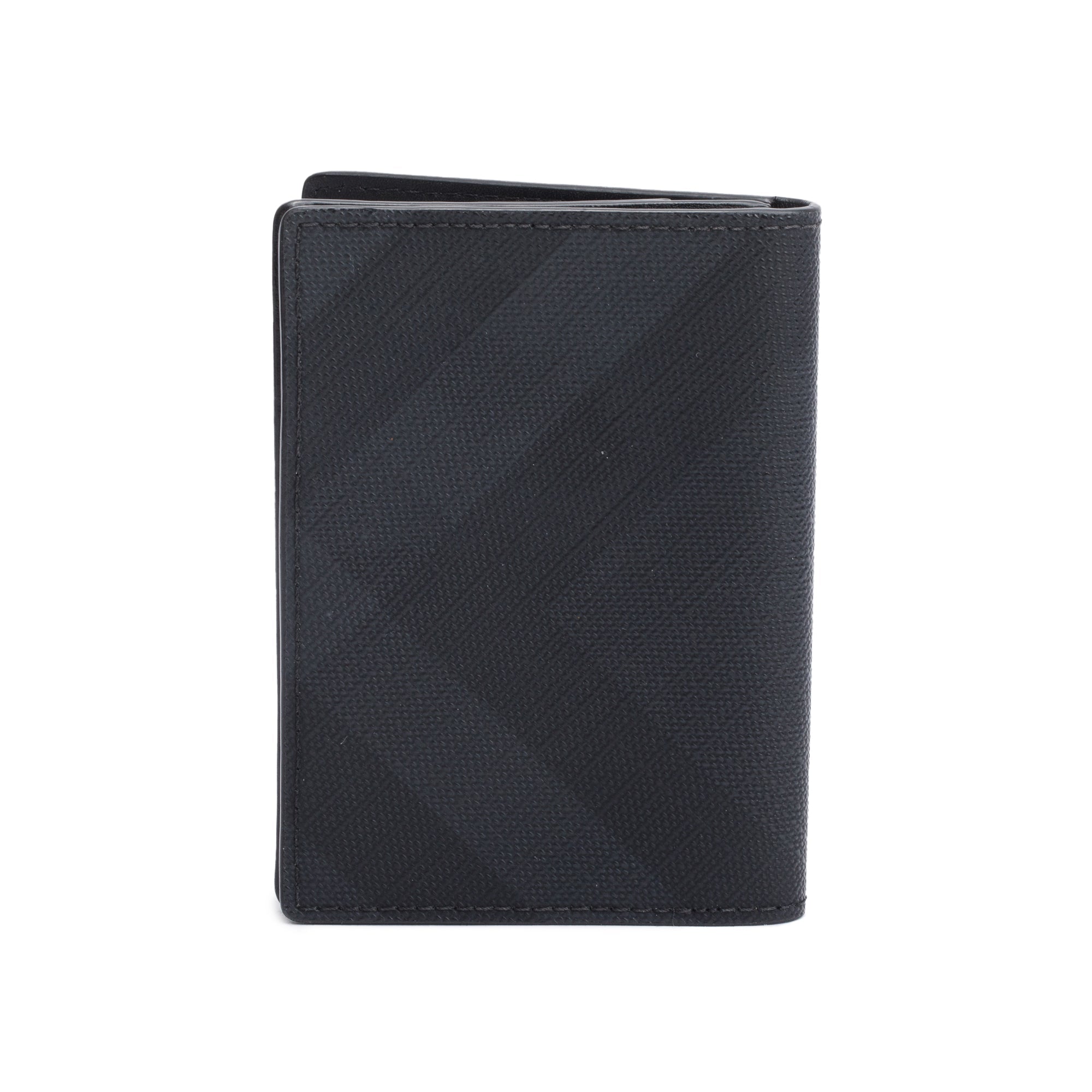 Burberry Black Check Folding Card Case