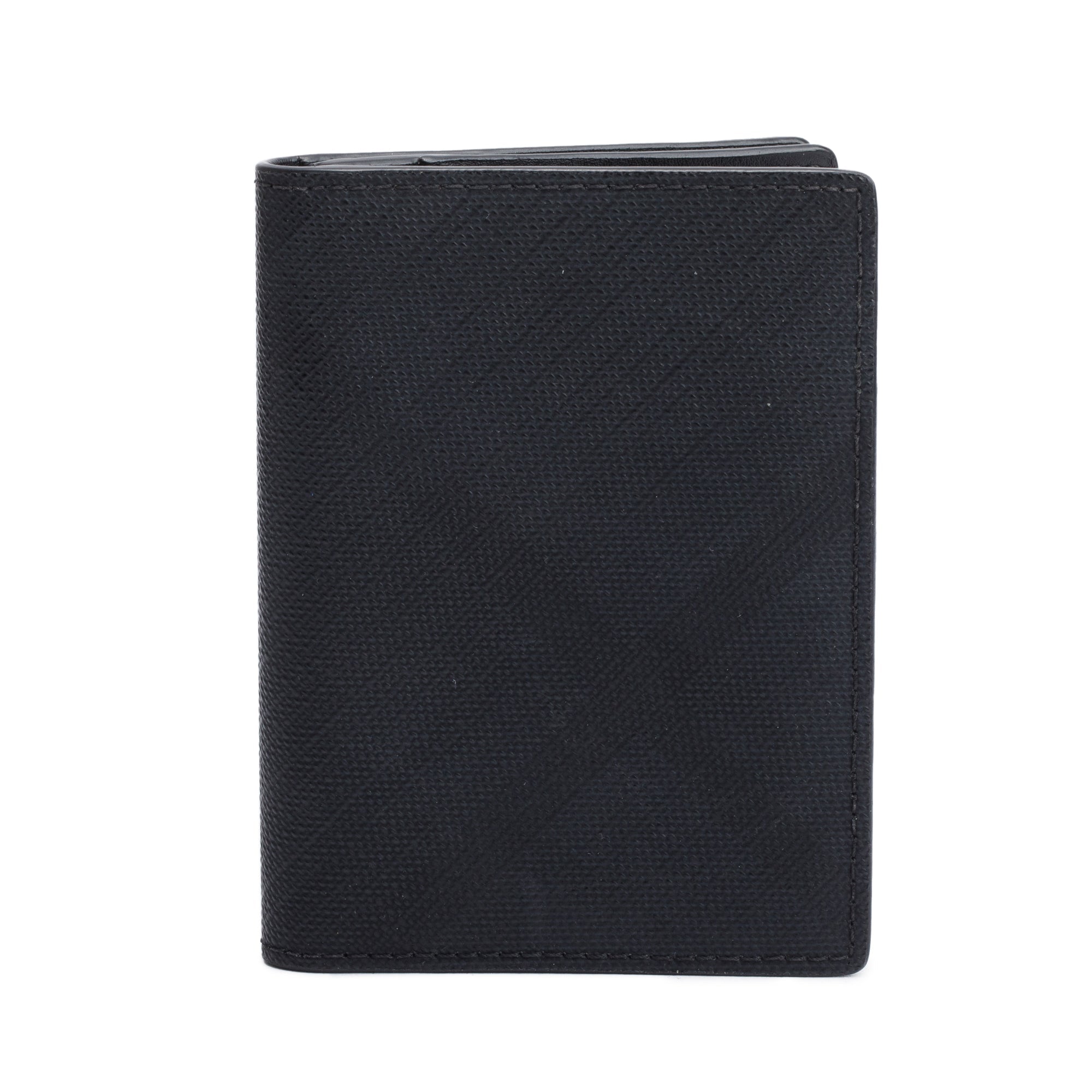 Burberry Black Check Folding Card Case