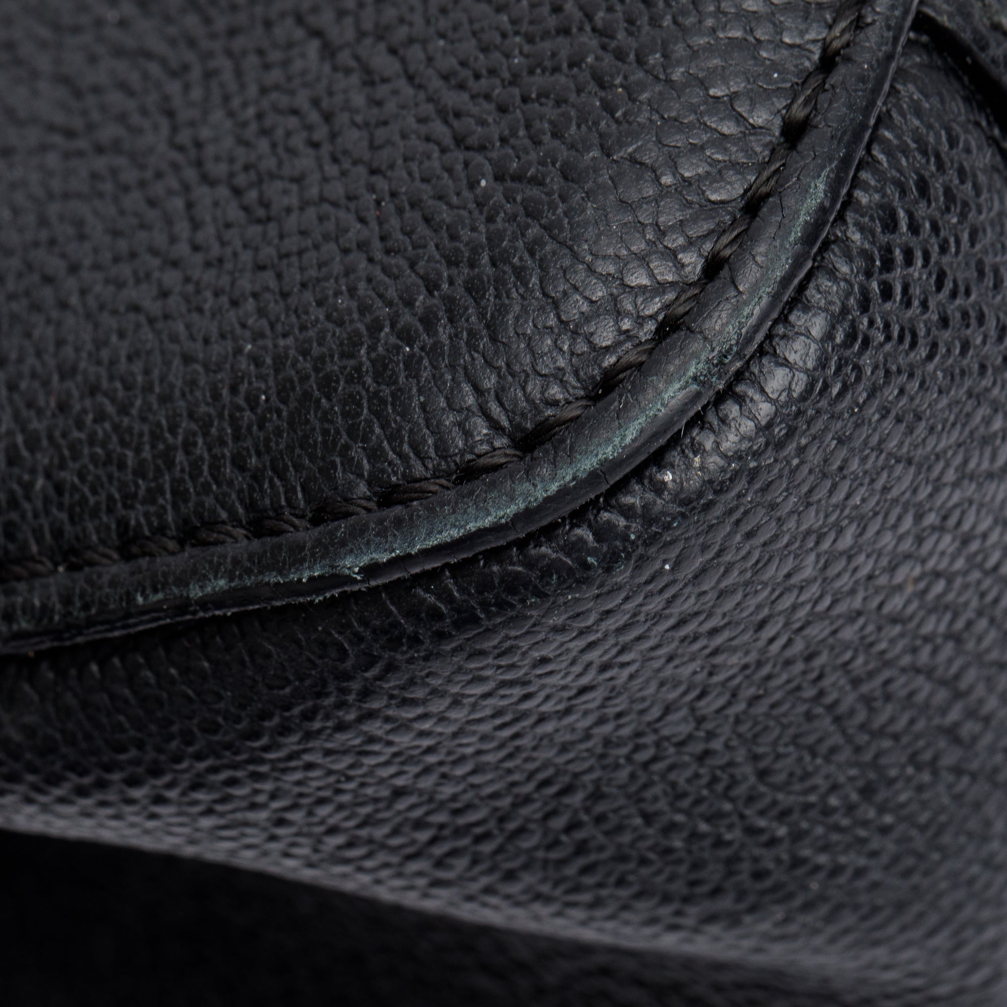 Burberry Black Grain Leather Helmsley Crossbody Bag