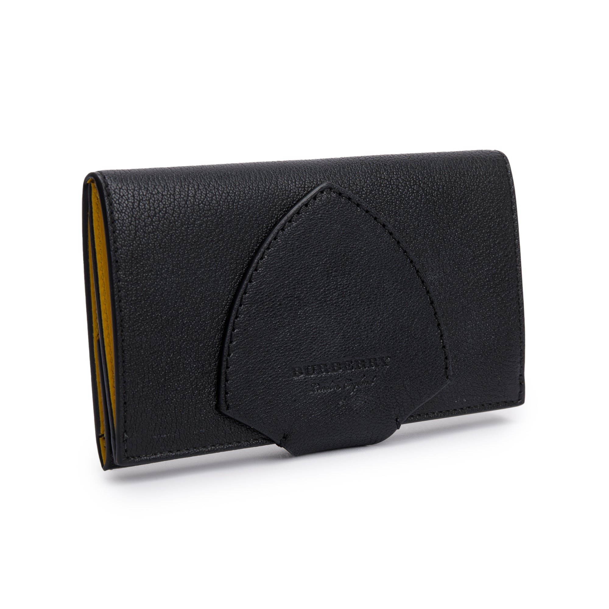 Burberry Black Leather Harlow Long Wallet w/ Box