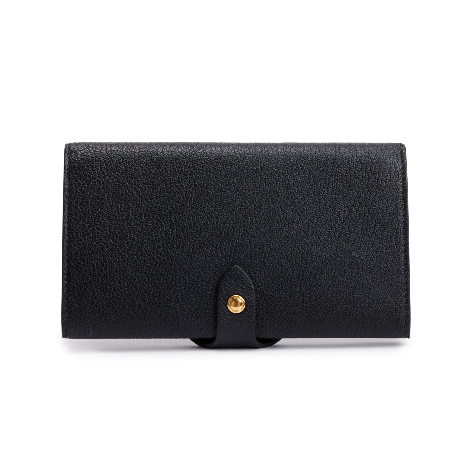 Burberry Black Leather Harlow Long Wallet w/ Box