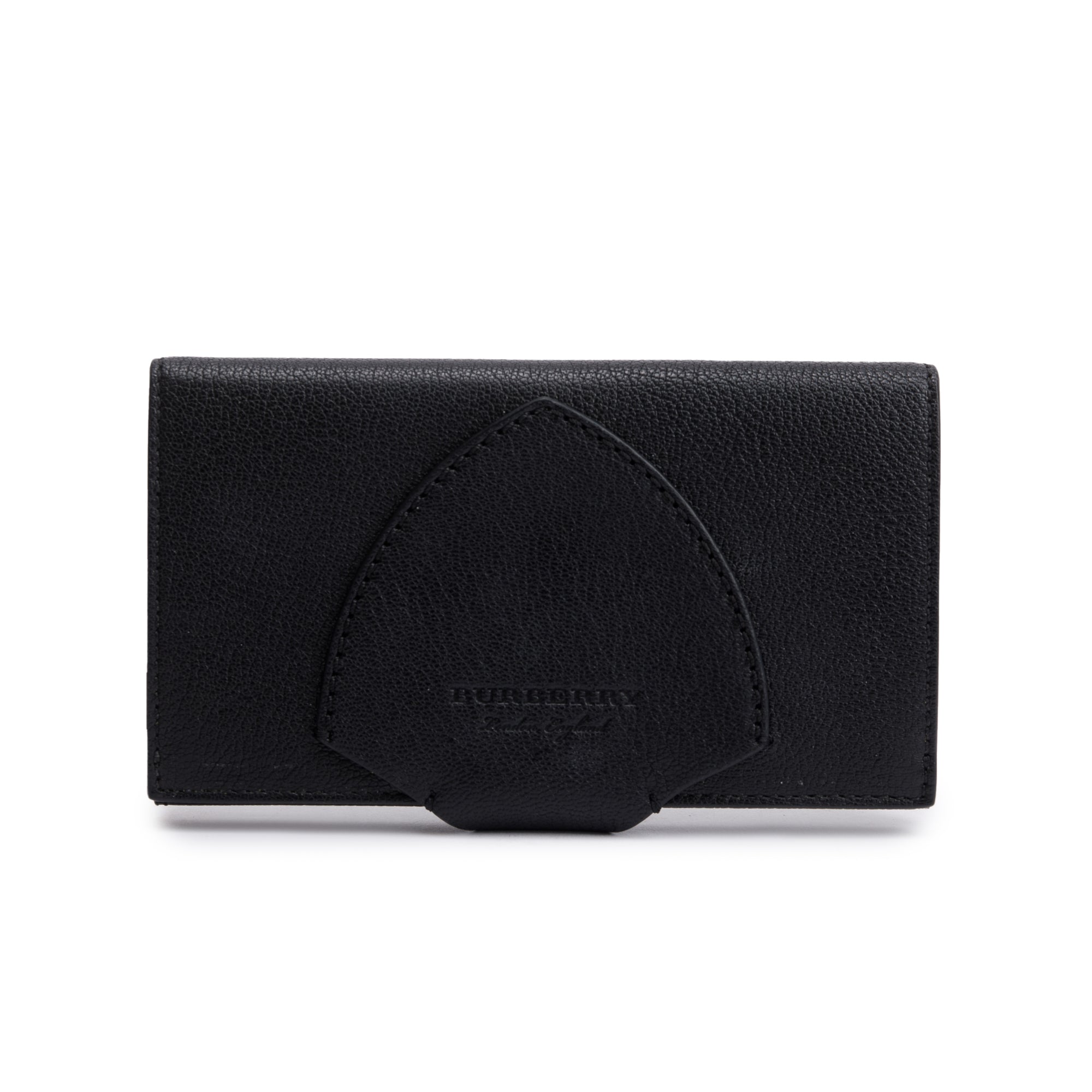 Burberry Black Leather Harlow Long Wallet w/ Box