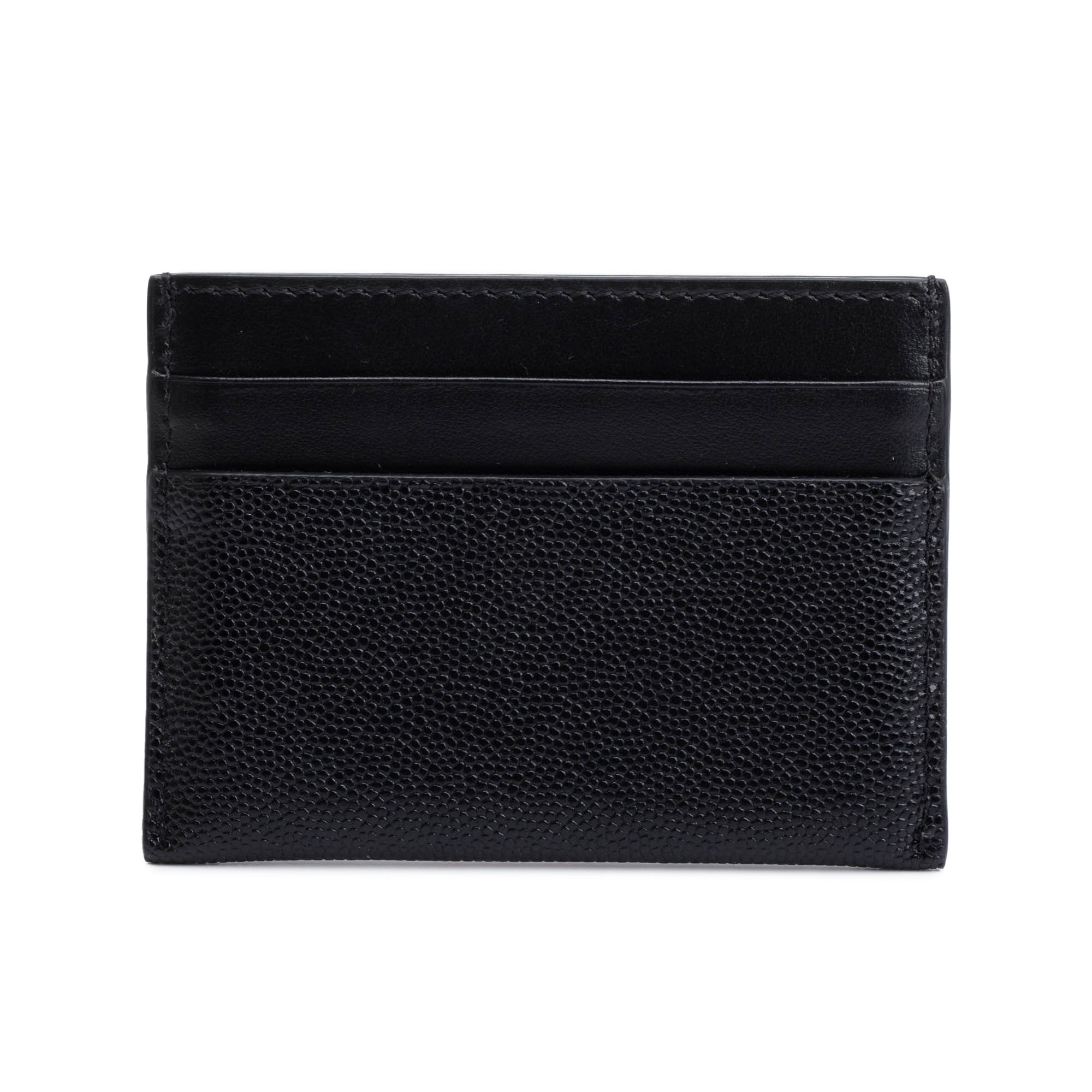 Burberry Black Leather TB Card Holder w/ Box