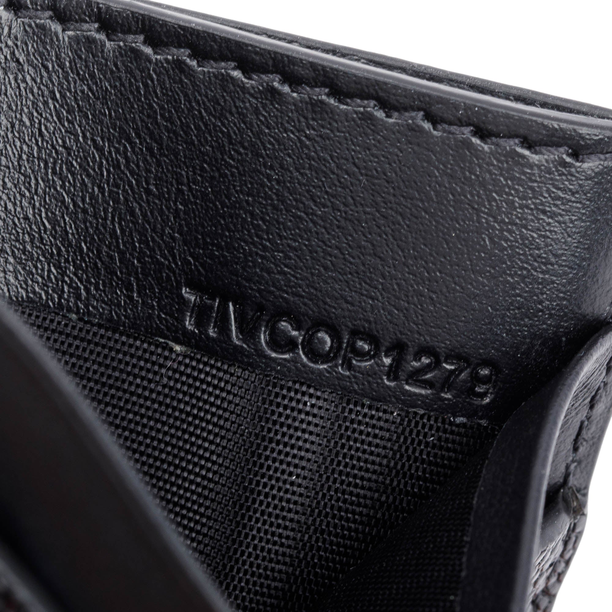 Burberry Black Leather TB Card Holder w/ Box