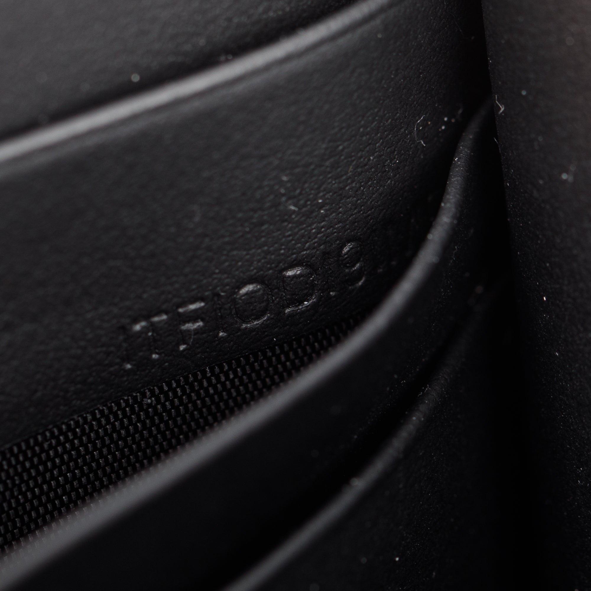 Burberry Black Smooth Calfskin Leather TB Shoulder Bag