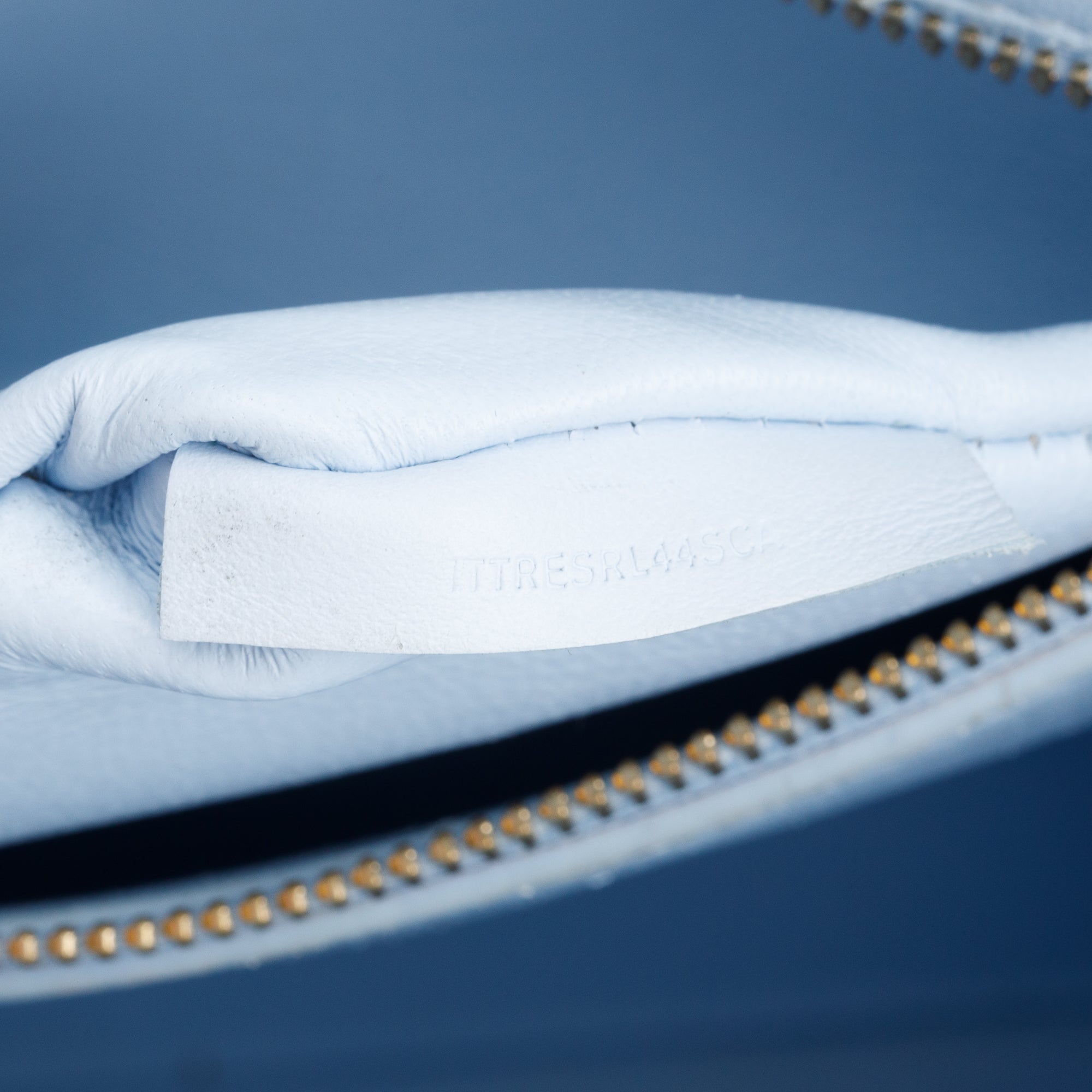 Burberry Blue Calfskin Leather Mini Pocket Bag w/ Strap & Box